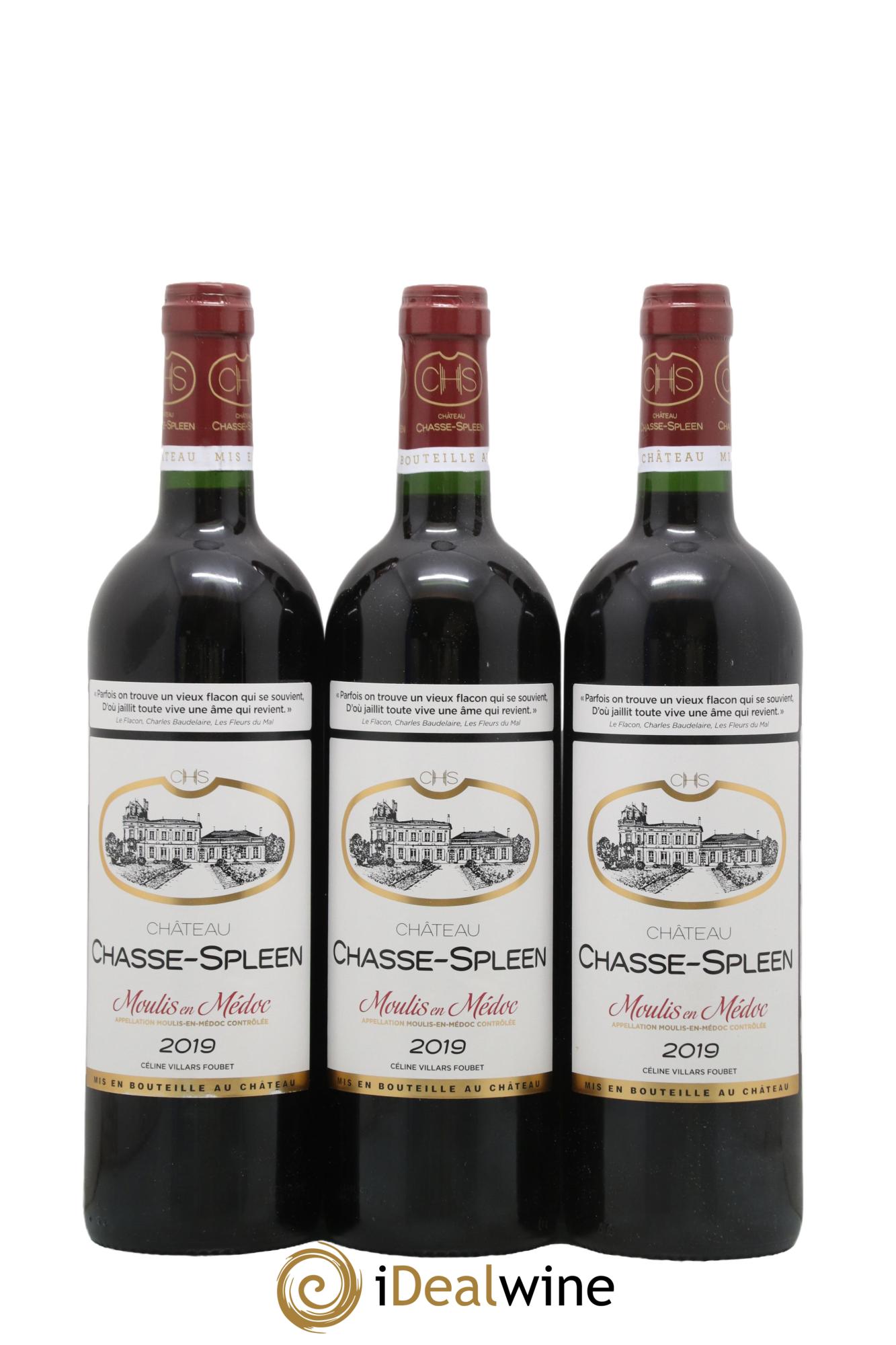 Château Chasse Spleen 2019 - Lot de 12 bouteilles - 3