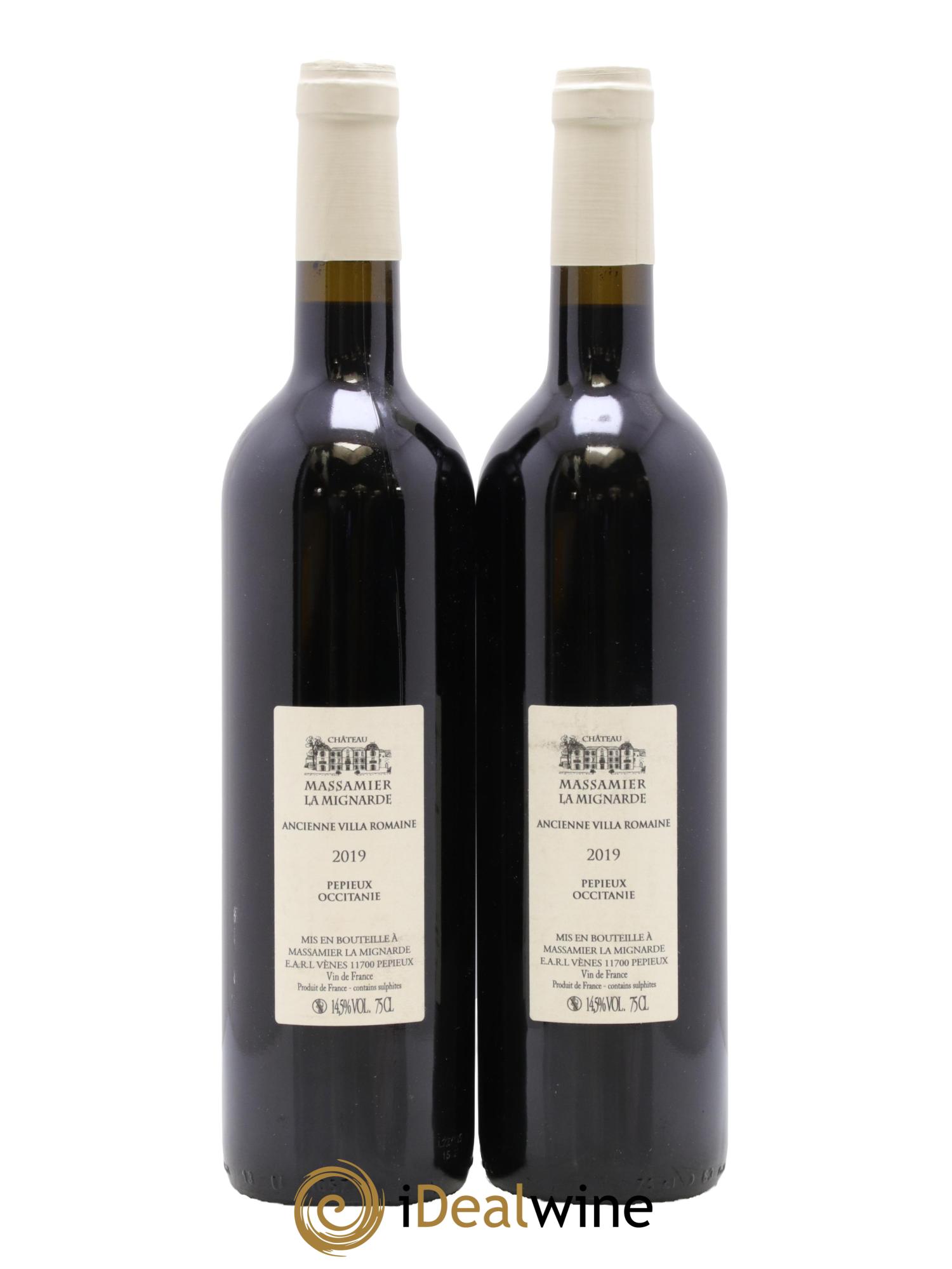 Vin de France Massamier La Mignarde Domus Maximus 2019 - Lot de 2 bouteilles - 1