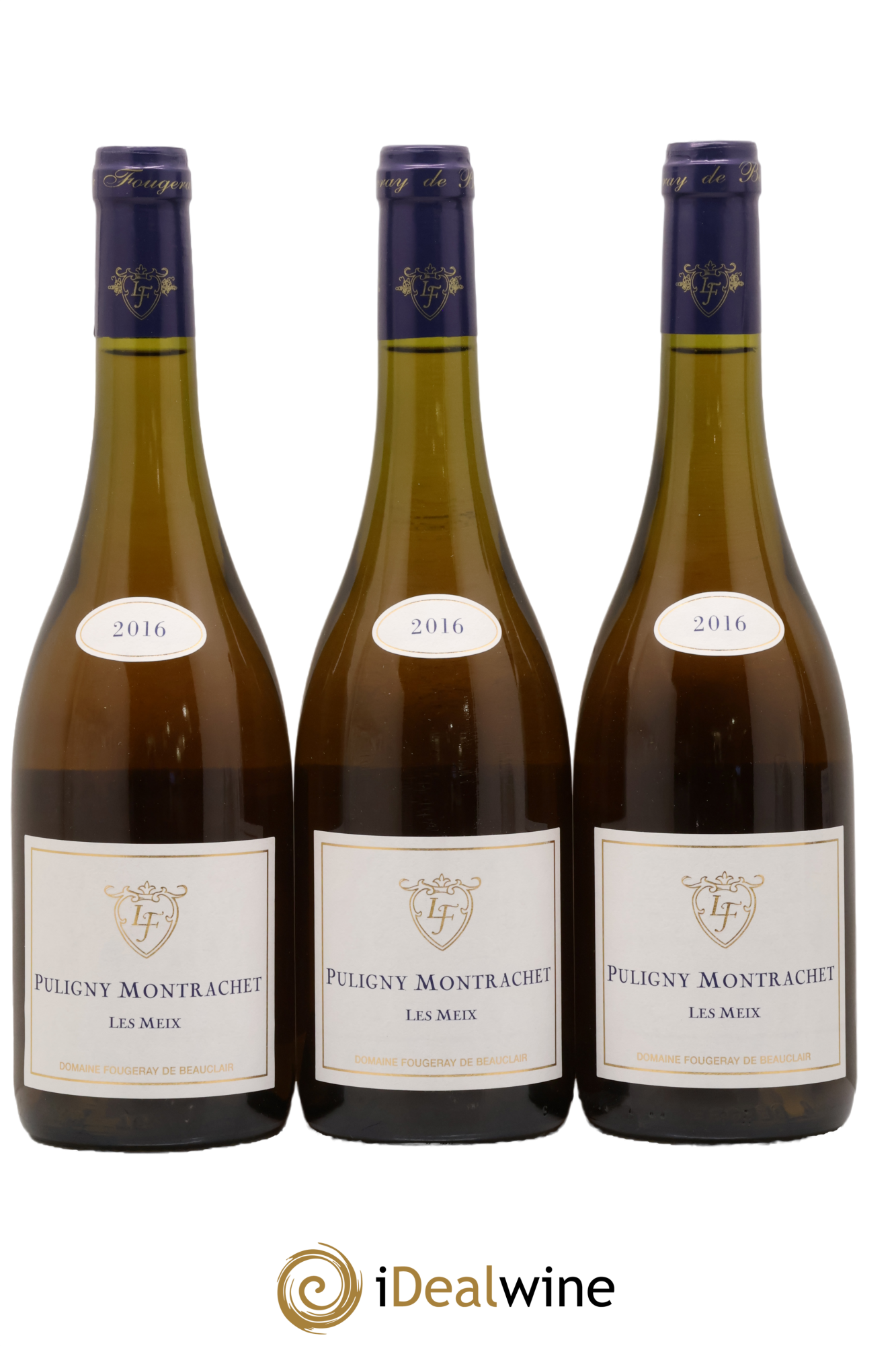 Puligny-Montrachet Les Meix Fougeray de Beauclair 2016 - Lotto di 3 bottiglie - 0