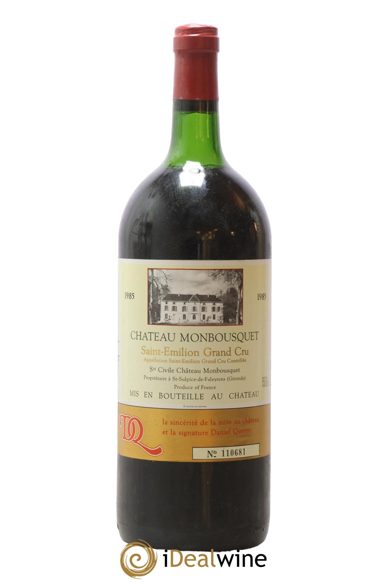 Château Monbousquet Grand Cru Classé 1985 - Lot of 1 magnum - 0