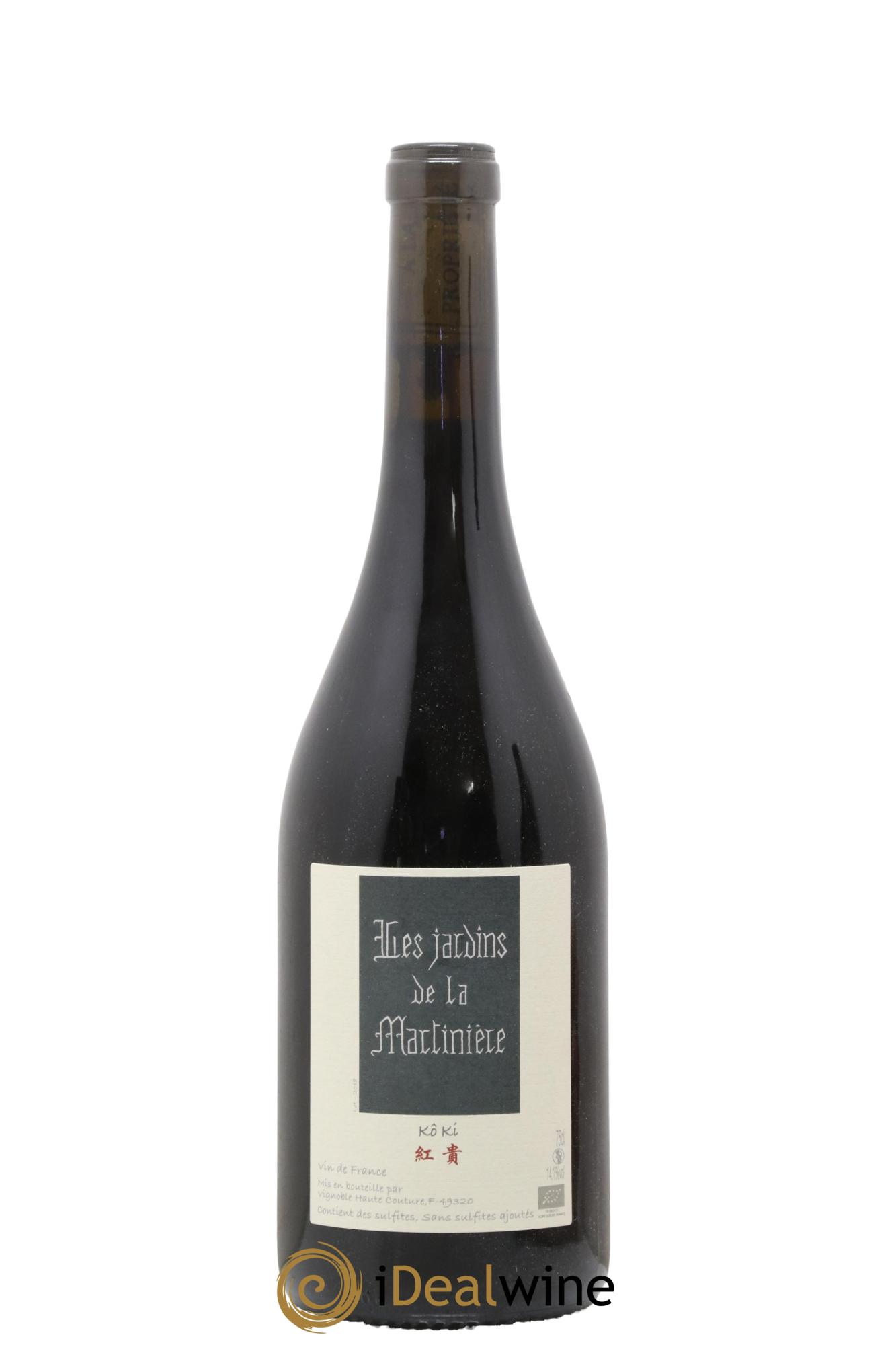 Vin de France Kô Ki Les Jardins de la Martinière 2018 - Lot de 1 bouteille - 0