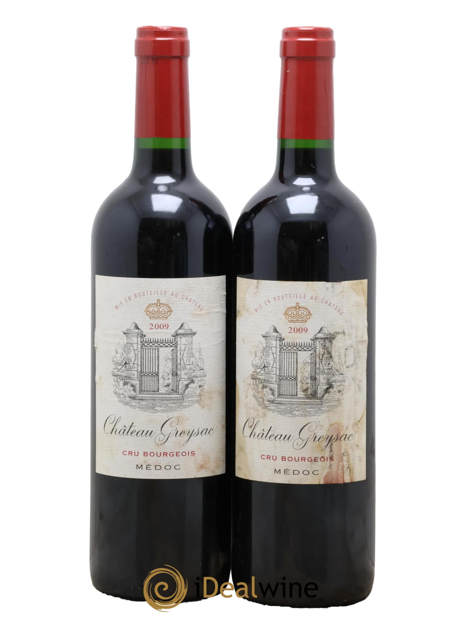 Château Greysac Cru Bourgeois 2009 - Lotto di 2 bottiglie - 0