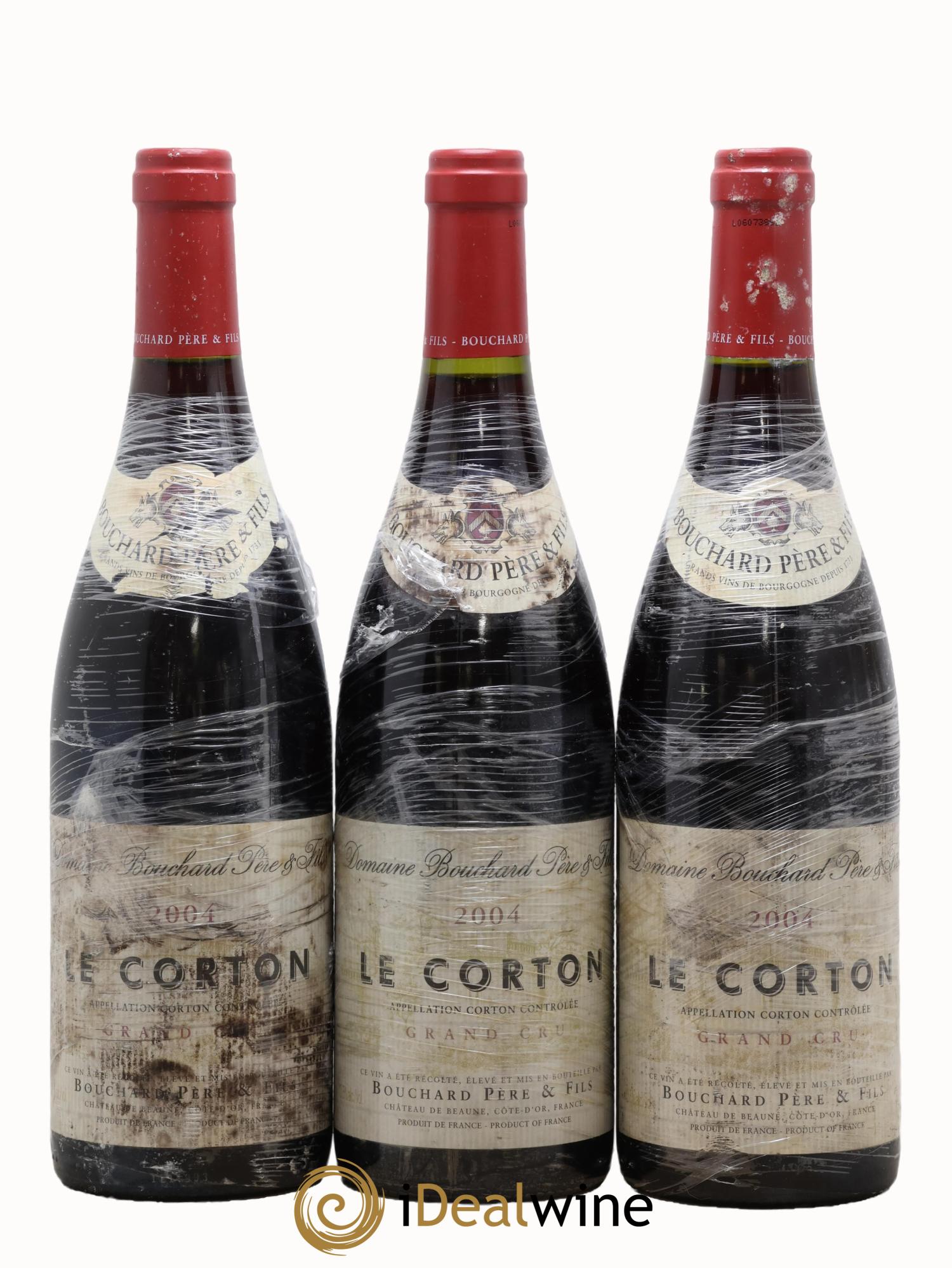 Corton Grand Cru Le Corton Bouchard Père & Fils 2004 - Lot de 3 bouteilles - 0