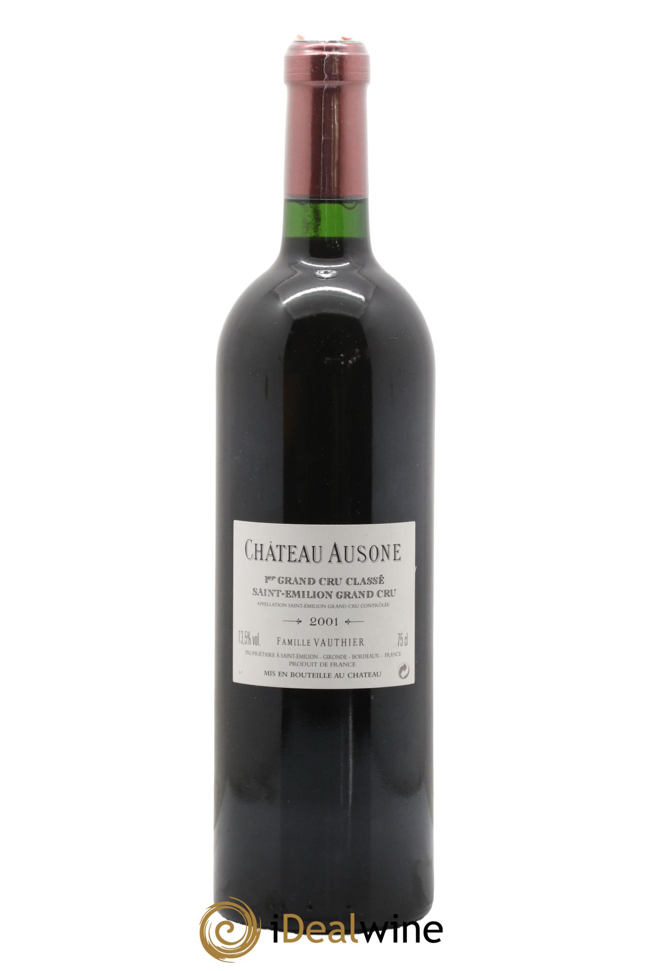 Château Ausone 1er Grand Cru Classé A 2001 - Lot de 1 bouteille - 1