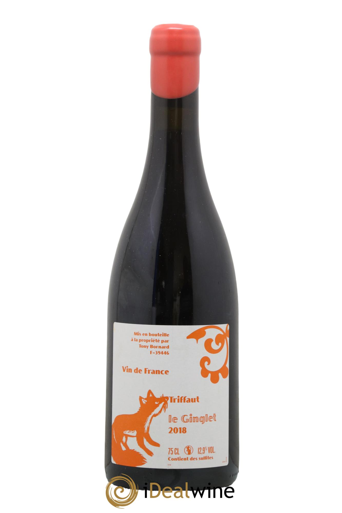 Vin de France Triffaut le Ginglet Bornard 2018 - Lot de 1 bouteille - 0