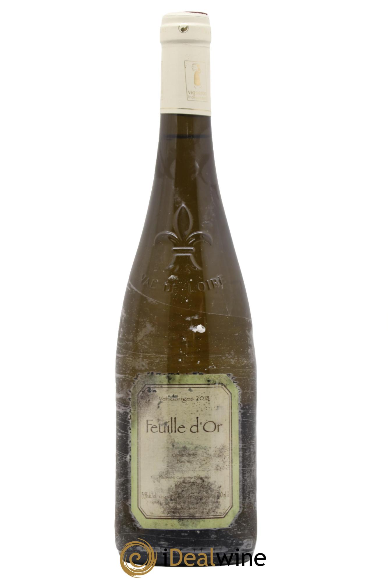Anjou Feuille D Or Philippe Delesvaux 2018 - Lot de 1 bouteille - 0