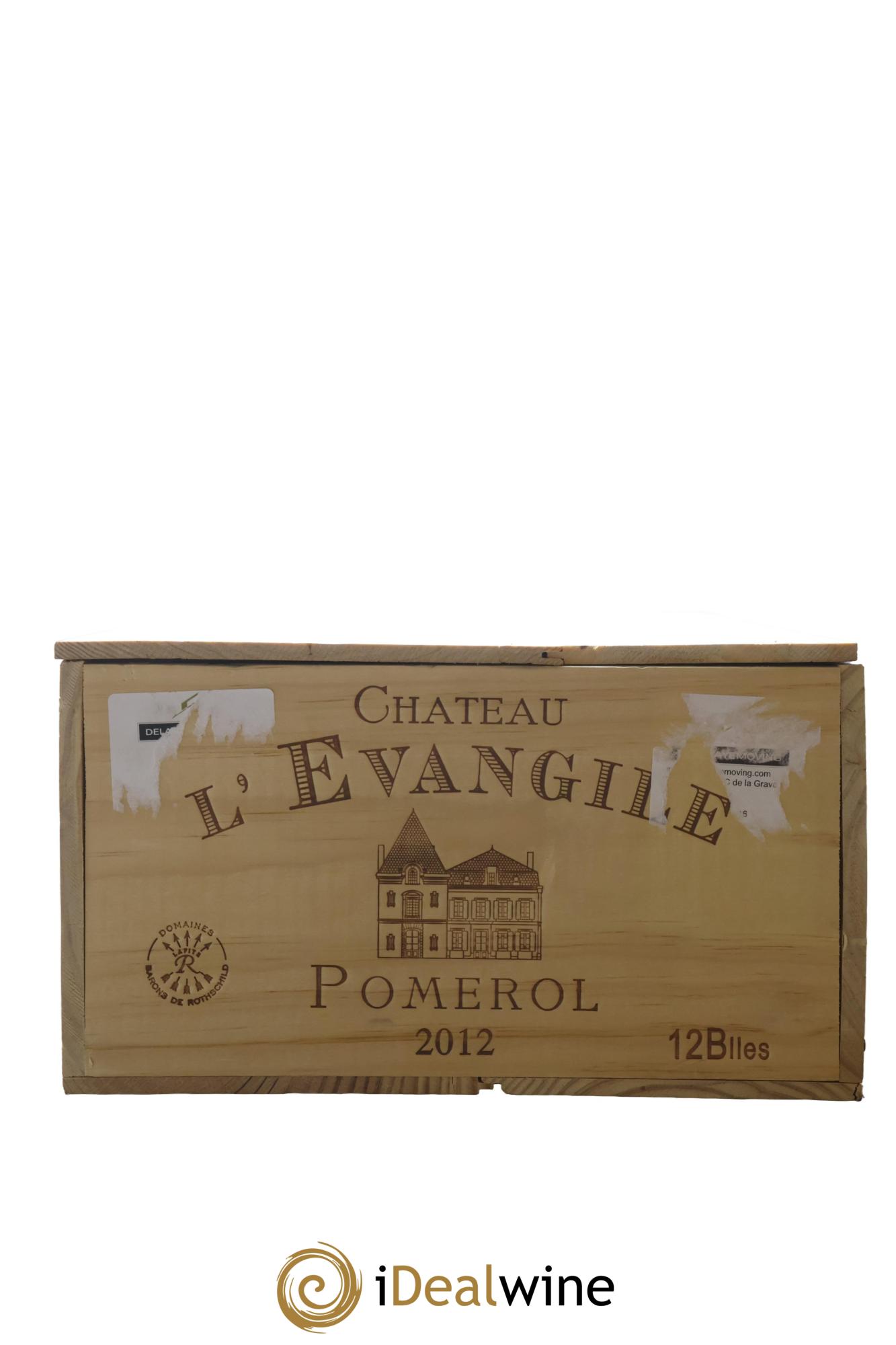 Château l' Évangile 2012 - Posten von 12 Flaschen - 1