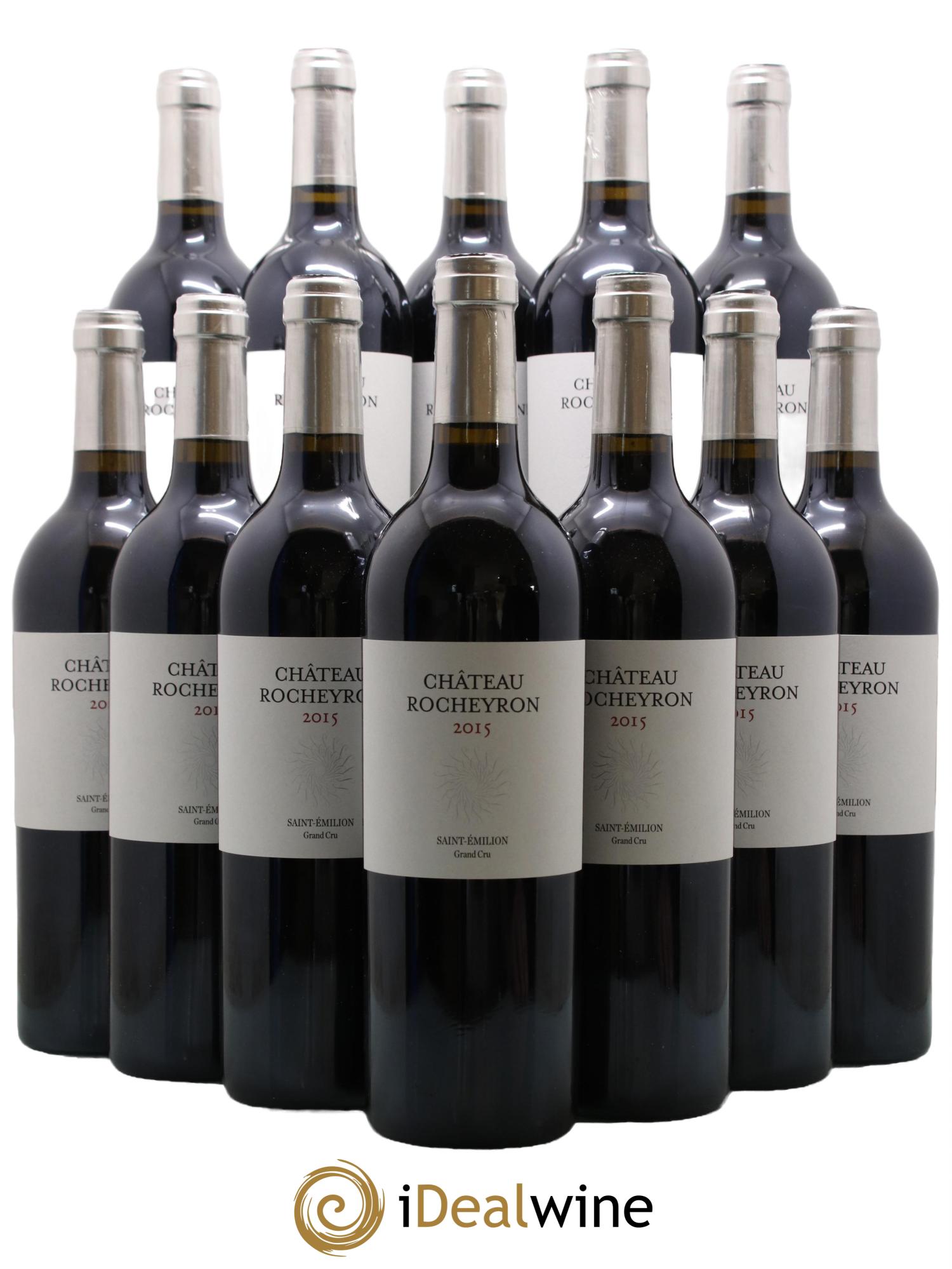 Saint-Émilion Grand Cru Chateau Rocheyron 2015 - Lotto di 12 bottiglie - 0