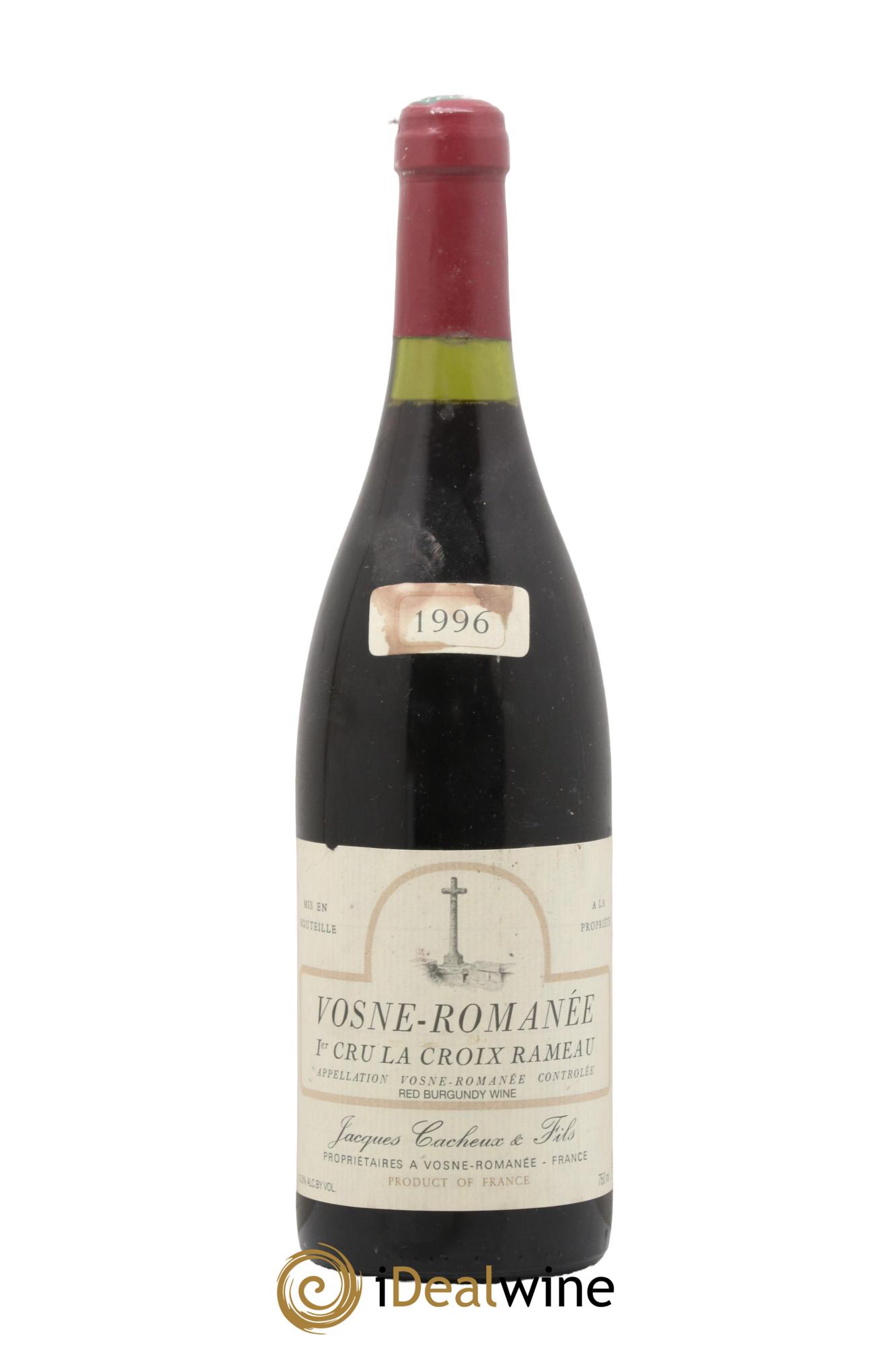 Vosne-Romanée 1er Cru La Croix Rameau Jacques Cacheux & Fils 1996 - Lot of 1 bottle - 0