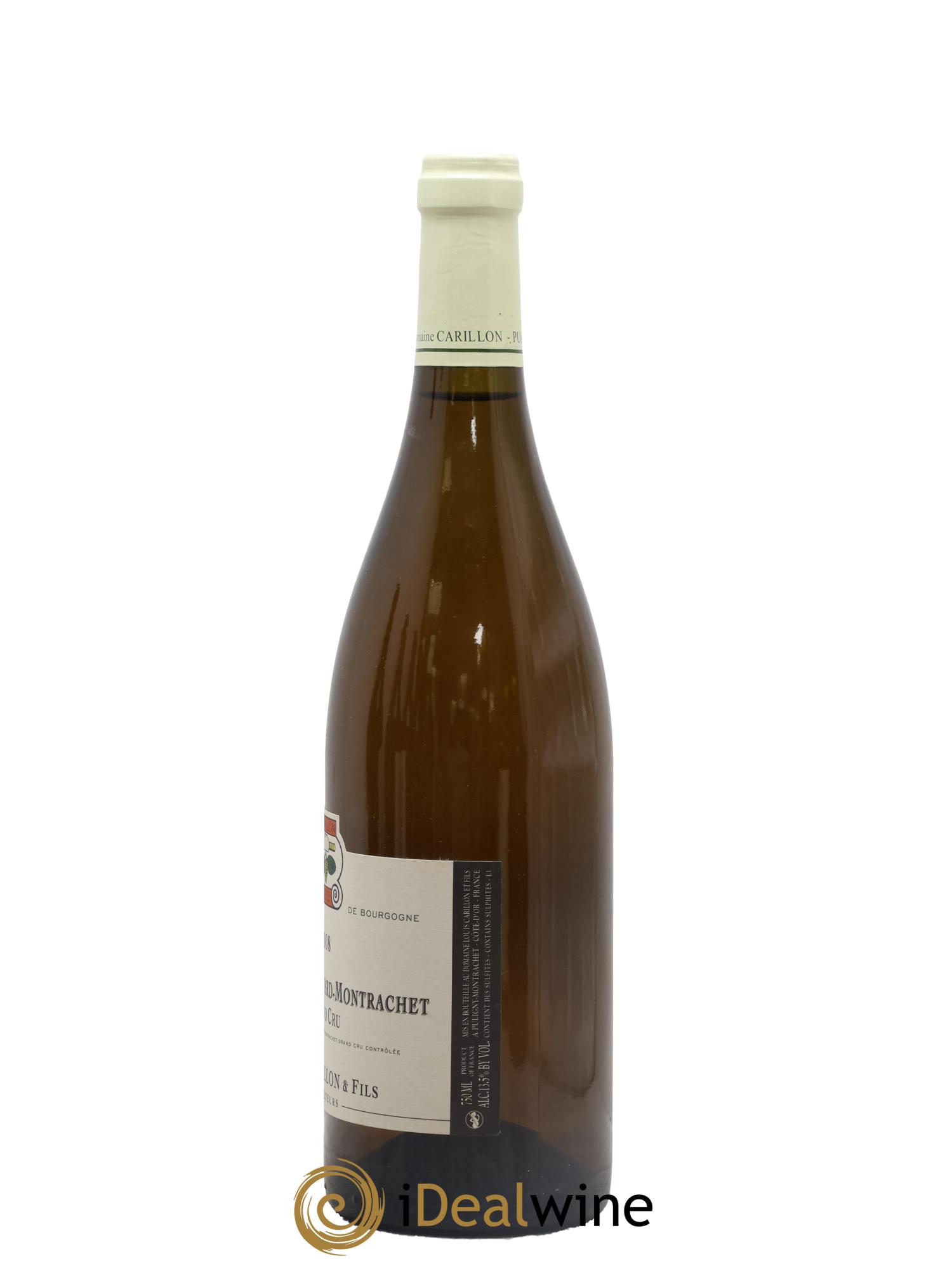 Bienvenues-Bâtard-Montrachet Grand Cru Jacques Carillon (Domaine) 2008 - Lot de 1 bouteille - 1