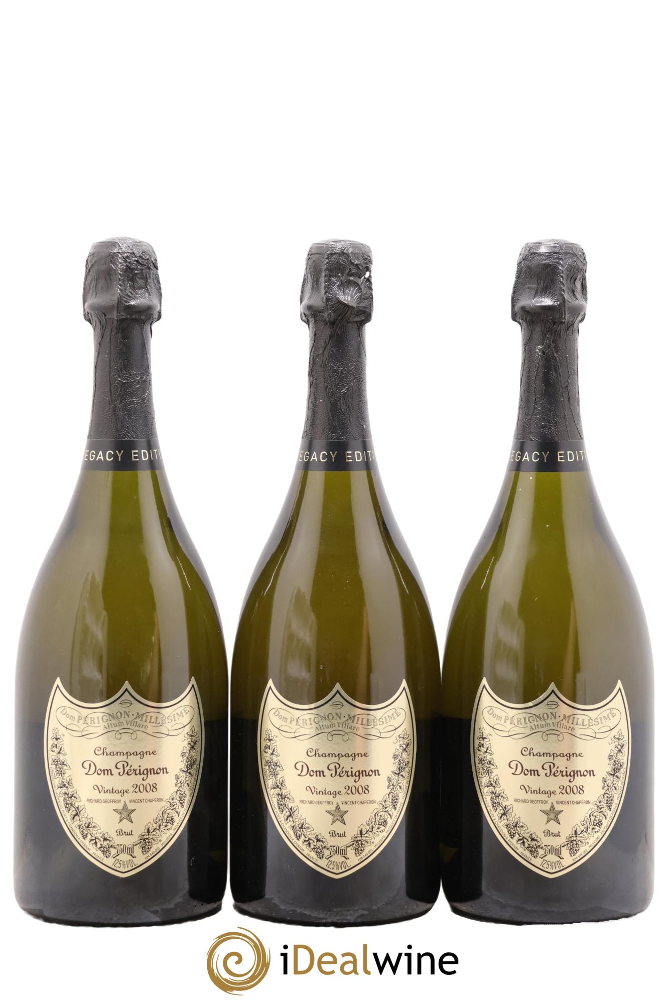 Champagne Dom Pérignon Legacy Edition Moët & Chandon 2008 - Lot de 3 bouteilles - 0