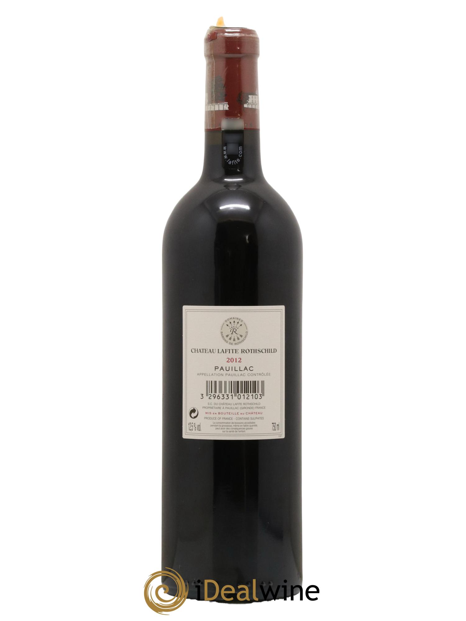 Château Lafite Rothschild 1er Grand Cru Classé 2012 - Lot de 1 bouteille - 2