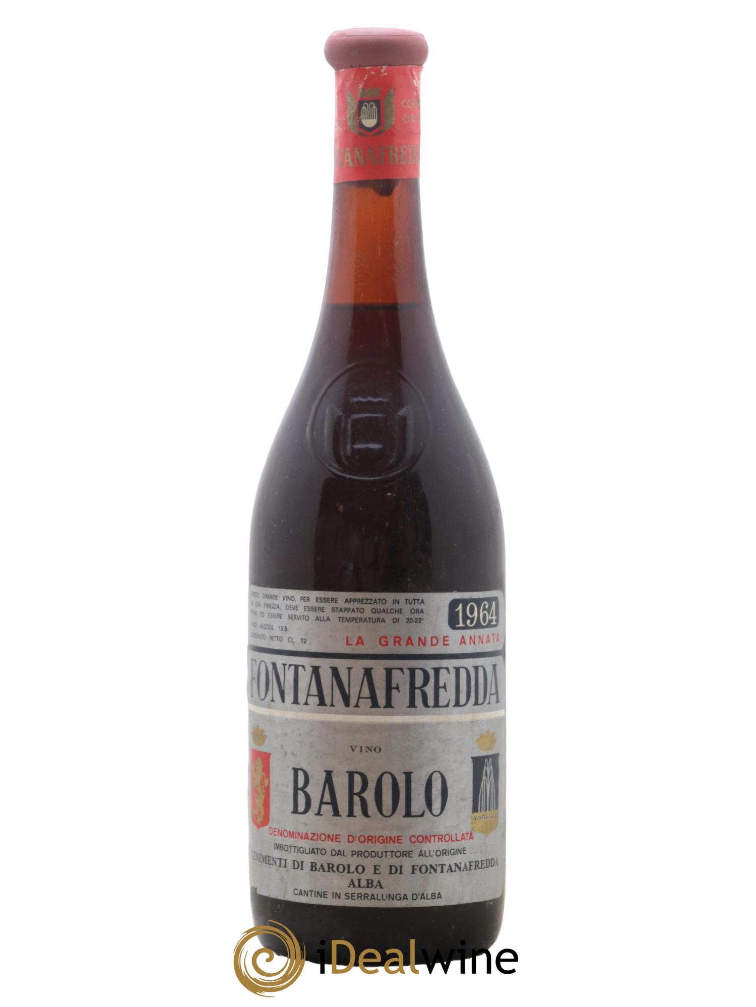 Barolo Fontanafredda 1964 - Lot de 1 bouteille - 0