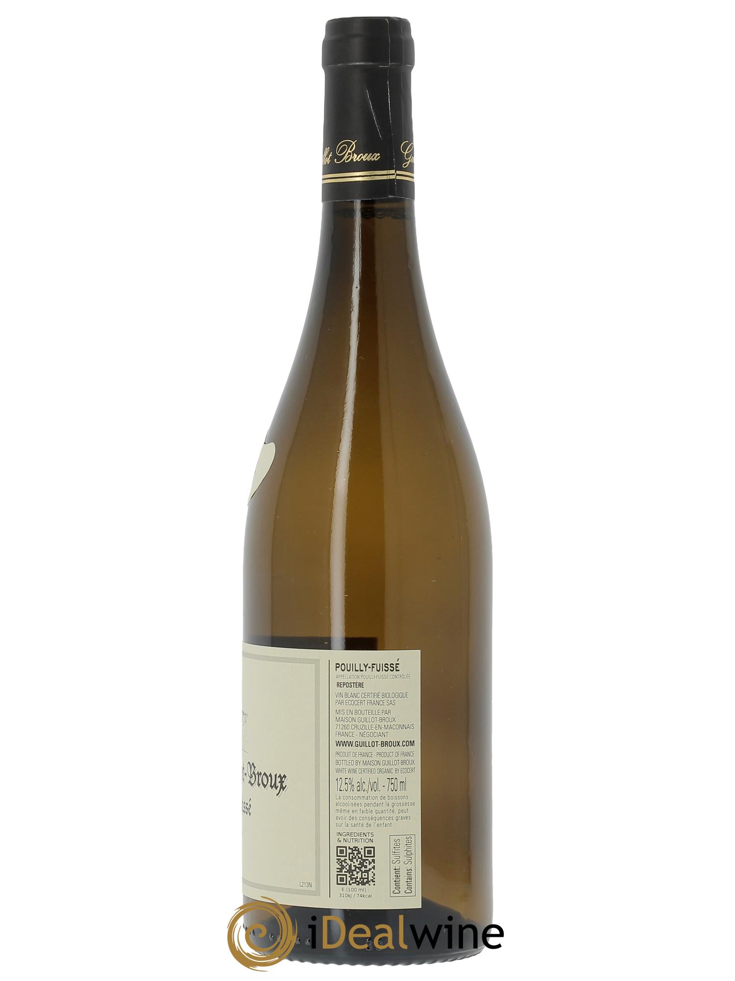 Pouilly-Fuissé Le Repostère Guillot-Broux (Maison) 2024 - Lotto di 1 bottiglia - 1