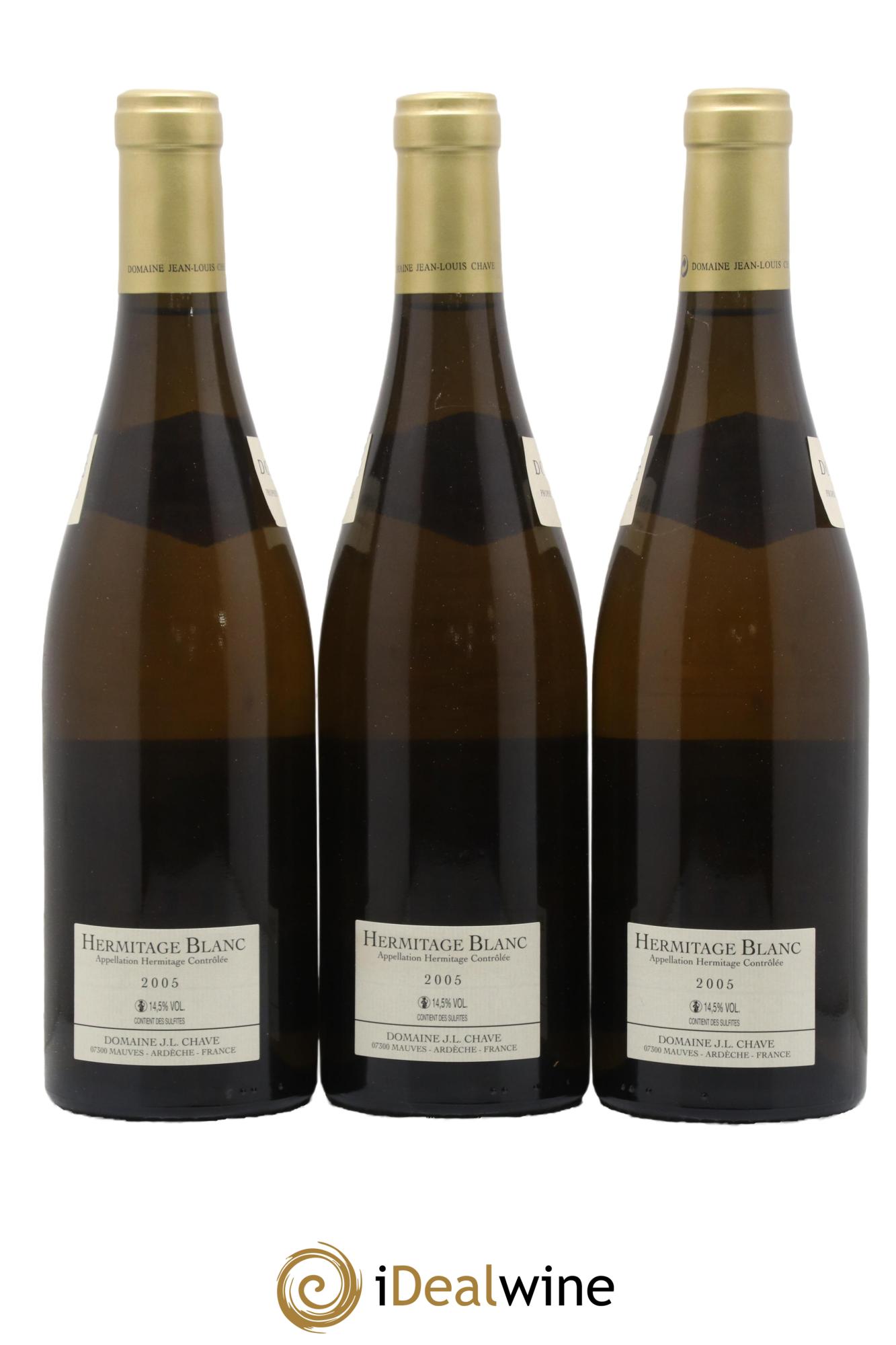 Hermitage Jean-Louis Chave 2005 - Lot de 3 bouteilles - 1