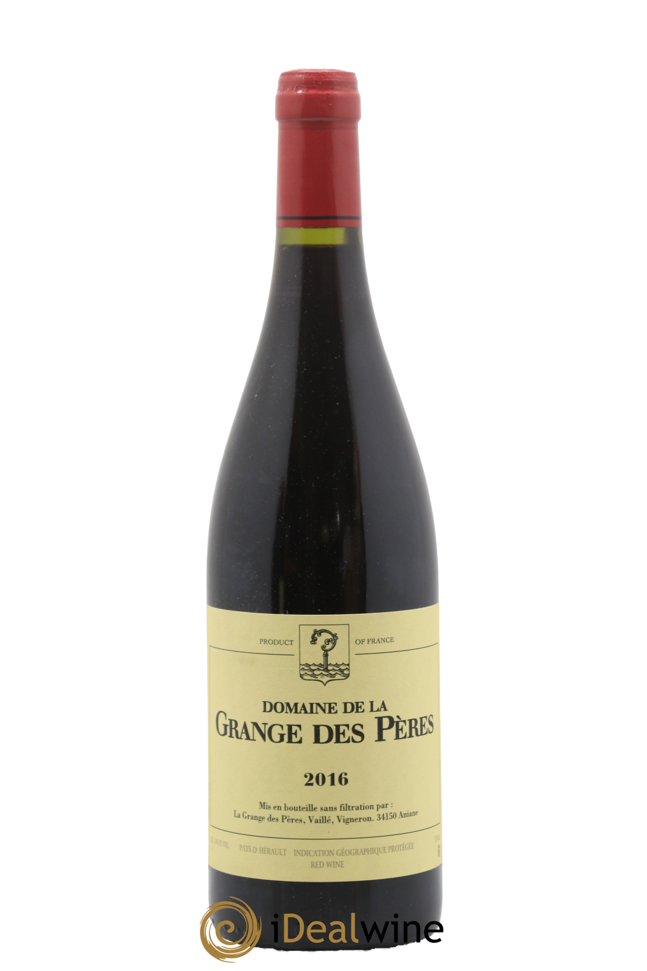 Pays d'Hérault Grange des Pères Laurent Vaillé 2016 - Lot de 1 bouteille - 0
