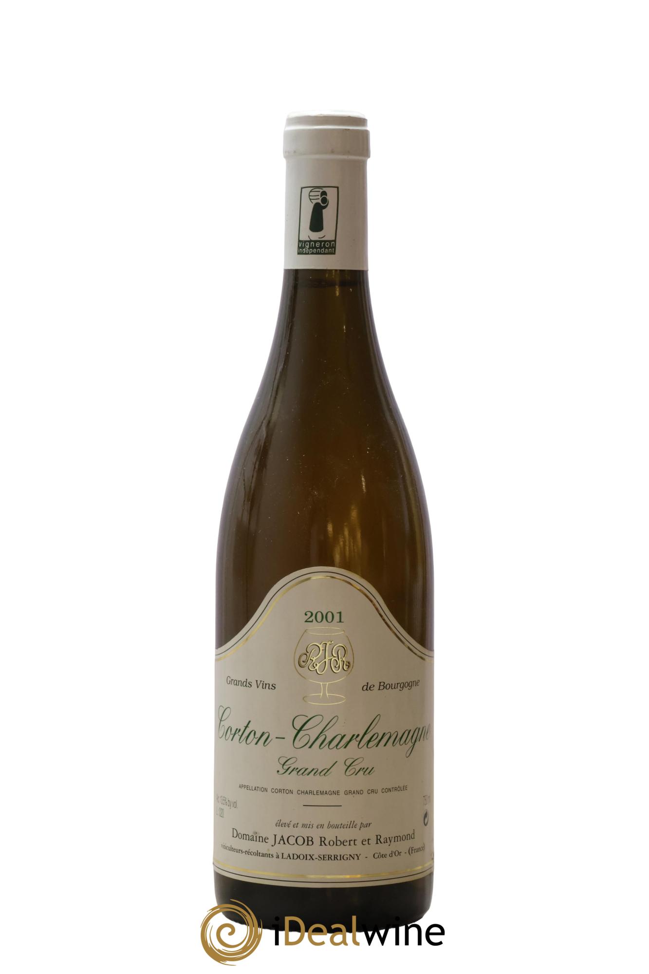 Corton-Charlemagne Grand Cru Jacob (Domaine) 2001 - Lot de 1 bouteille - 0