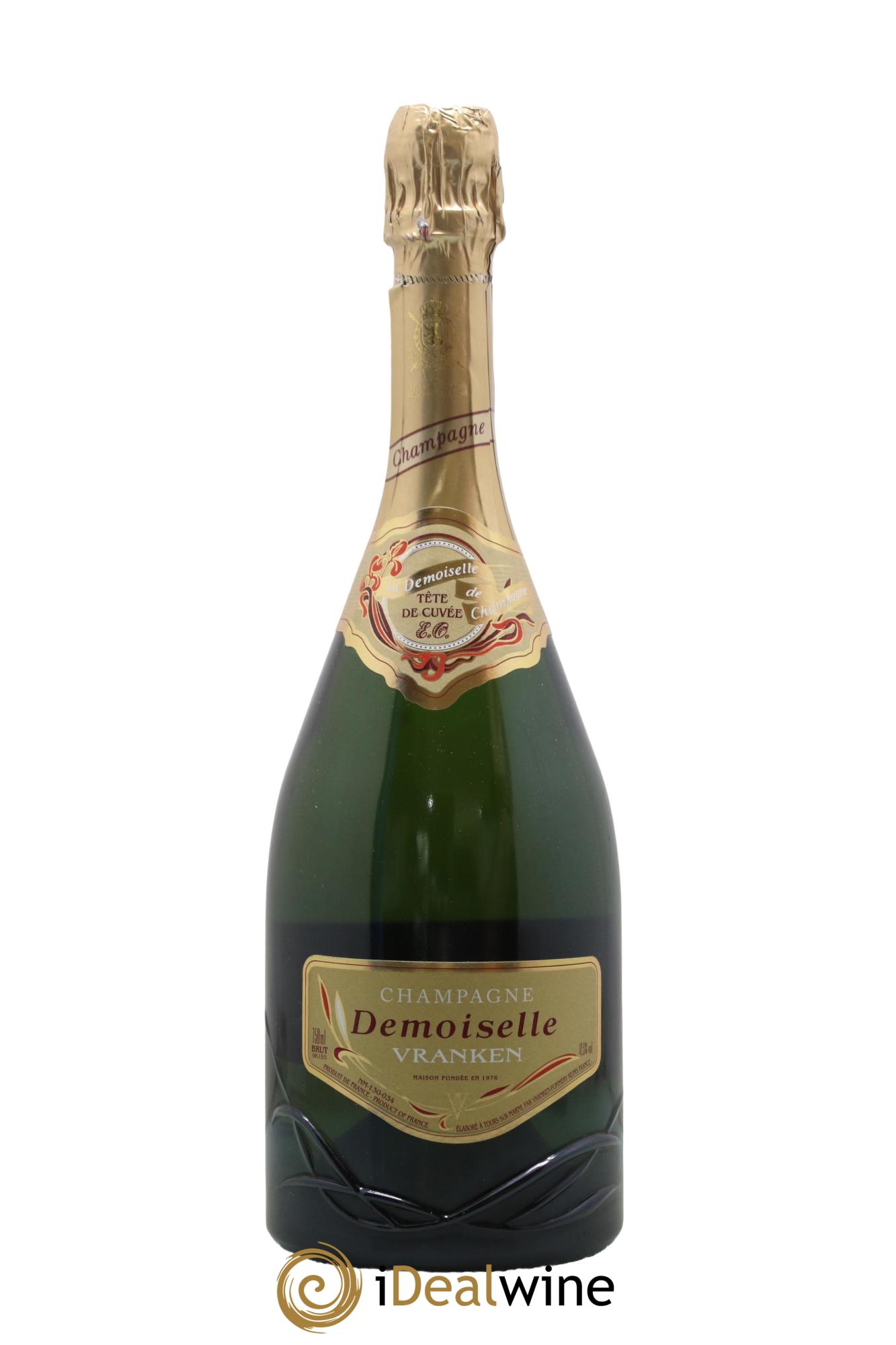 Champagne Demoiselle de Vranken Tête de Cuvée Extra Ordinaire Maison Vranken - Lot de 1 bouteille - 0
