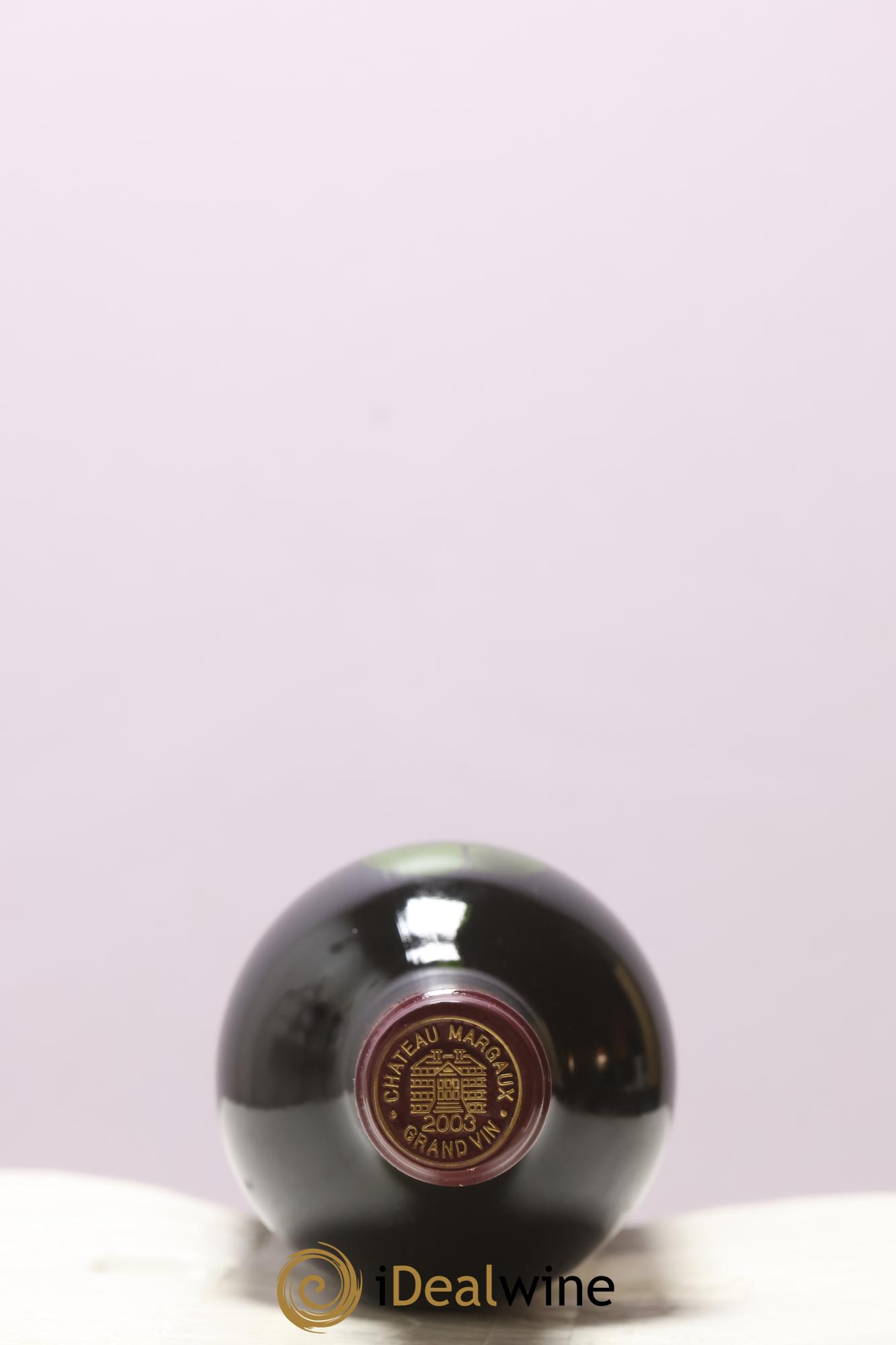 Château Margaux 1er Grand Cru Classé 2003 - Lot de 1 bouteille - 1