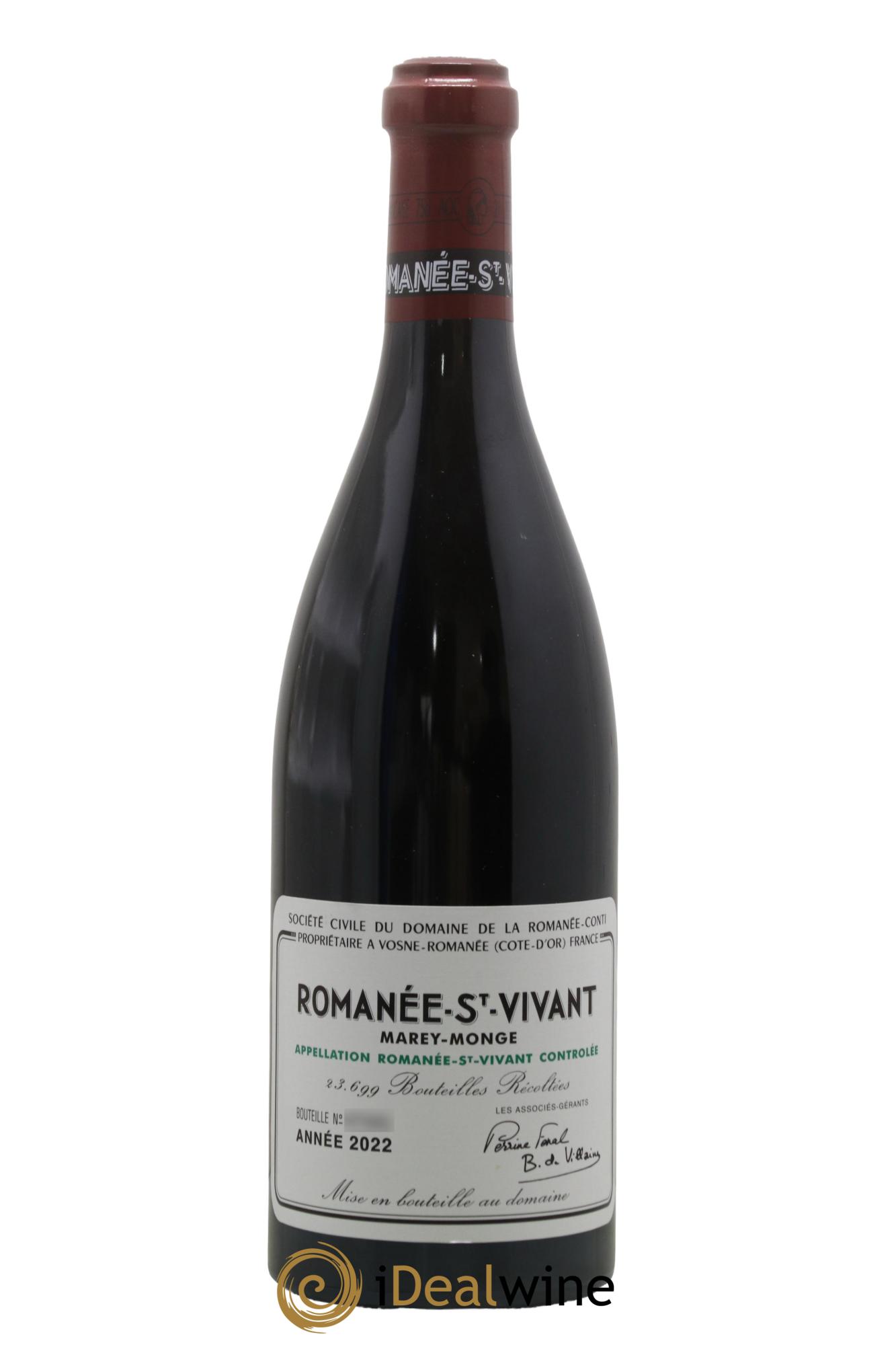 Romanée-Saint-Vivant Grand Cru Domaine de la Romanée-Conti 2022 - Lot of 1 bottle - 0