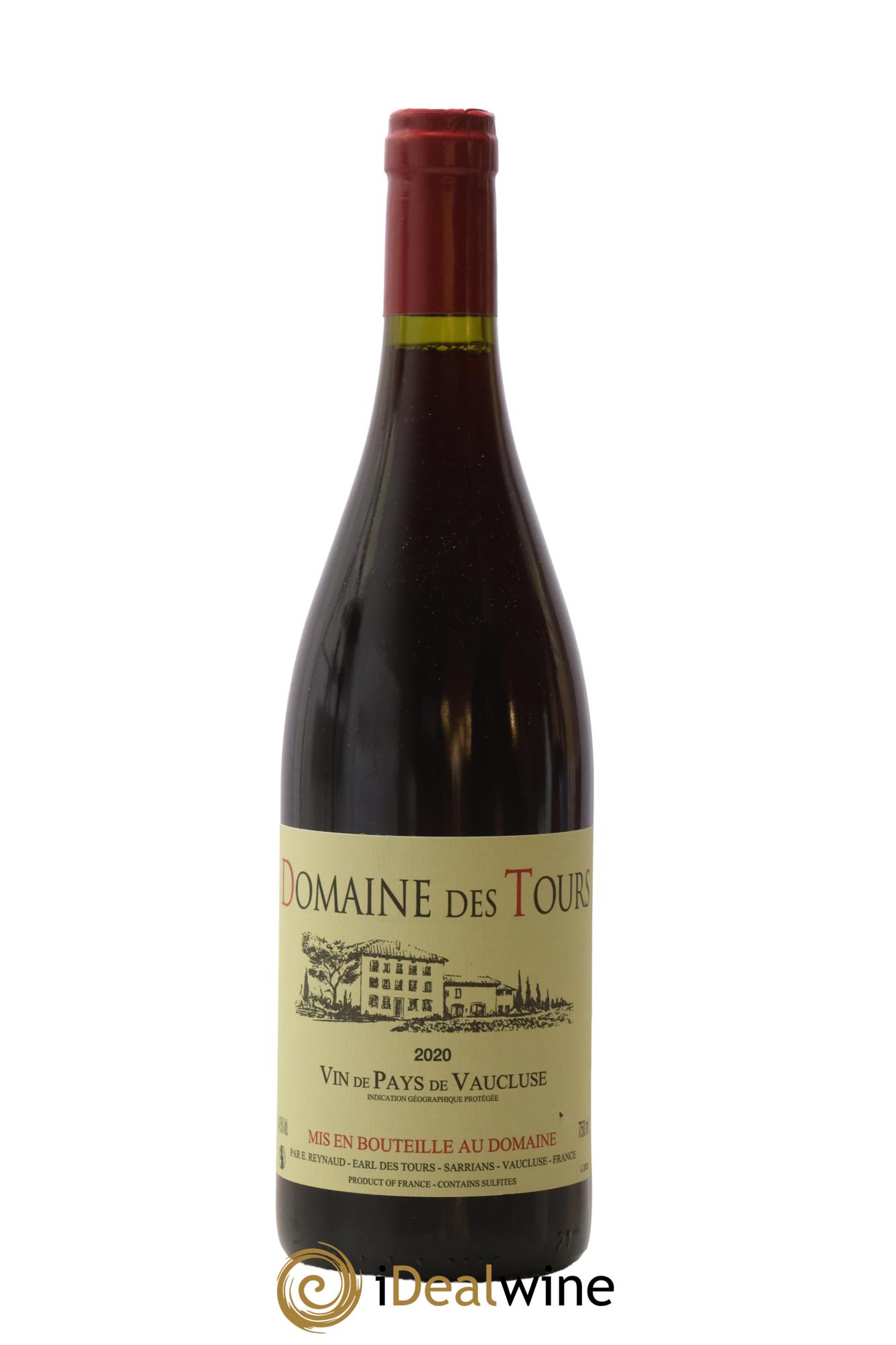 IGP Vaucluse (Vin de Pays de Vaucluse) Domaine des Tours Emmanuel Reynaud 2020 - Lotto di 1 bottiglia - 0