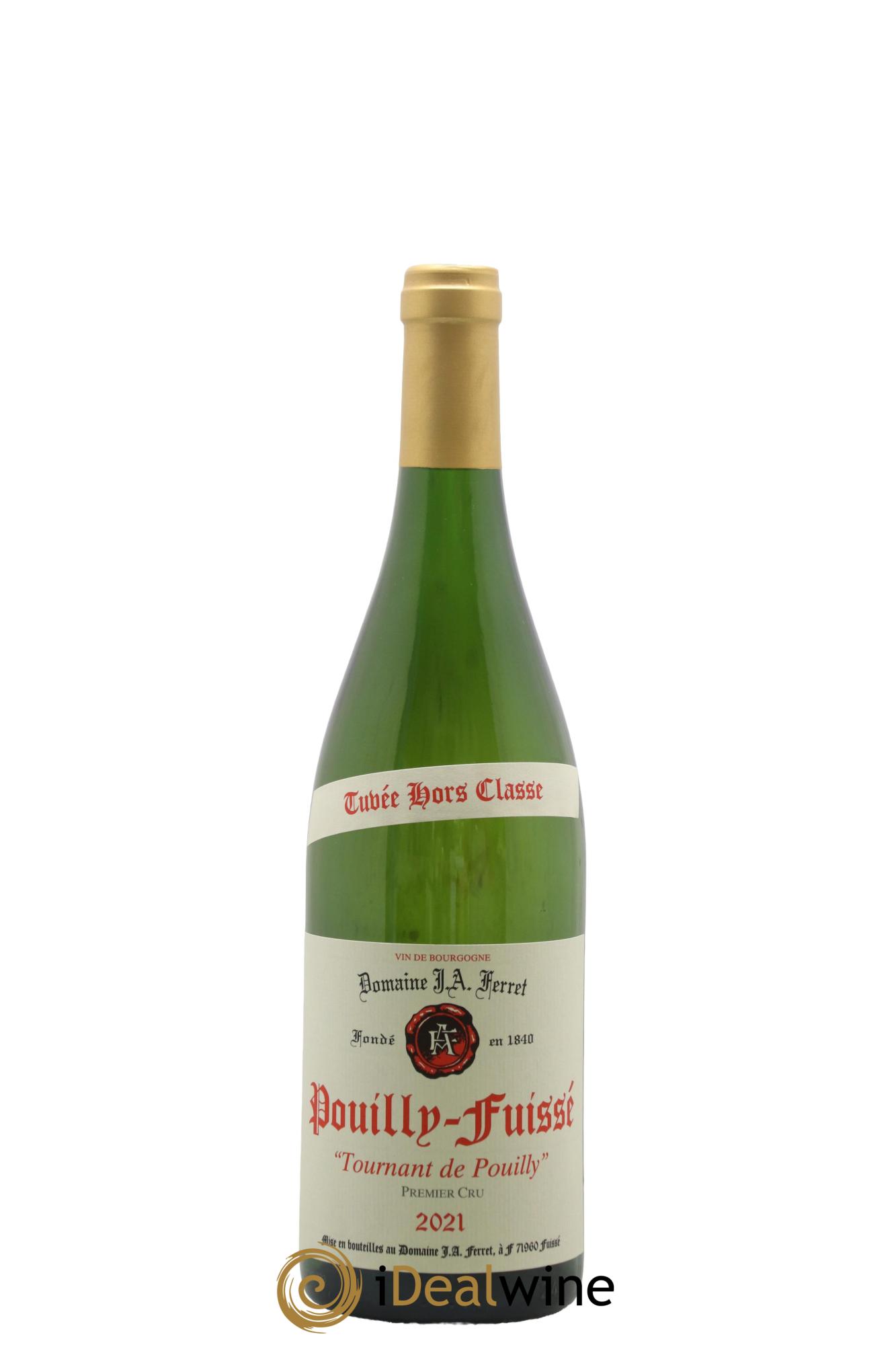 Pouilly-Fuissé 1er Cru Hors Classe Tournant de Pouilly J.A. Ferret (Domaine) 2021 - Posten von 1 Flasche - 0