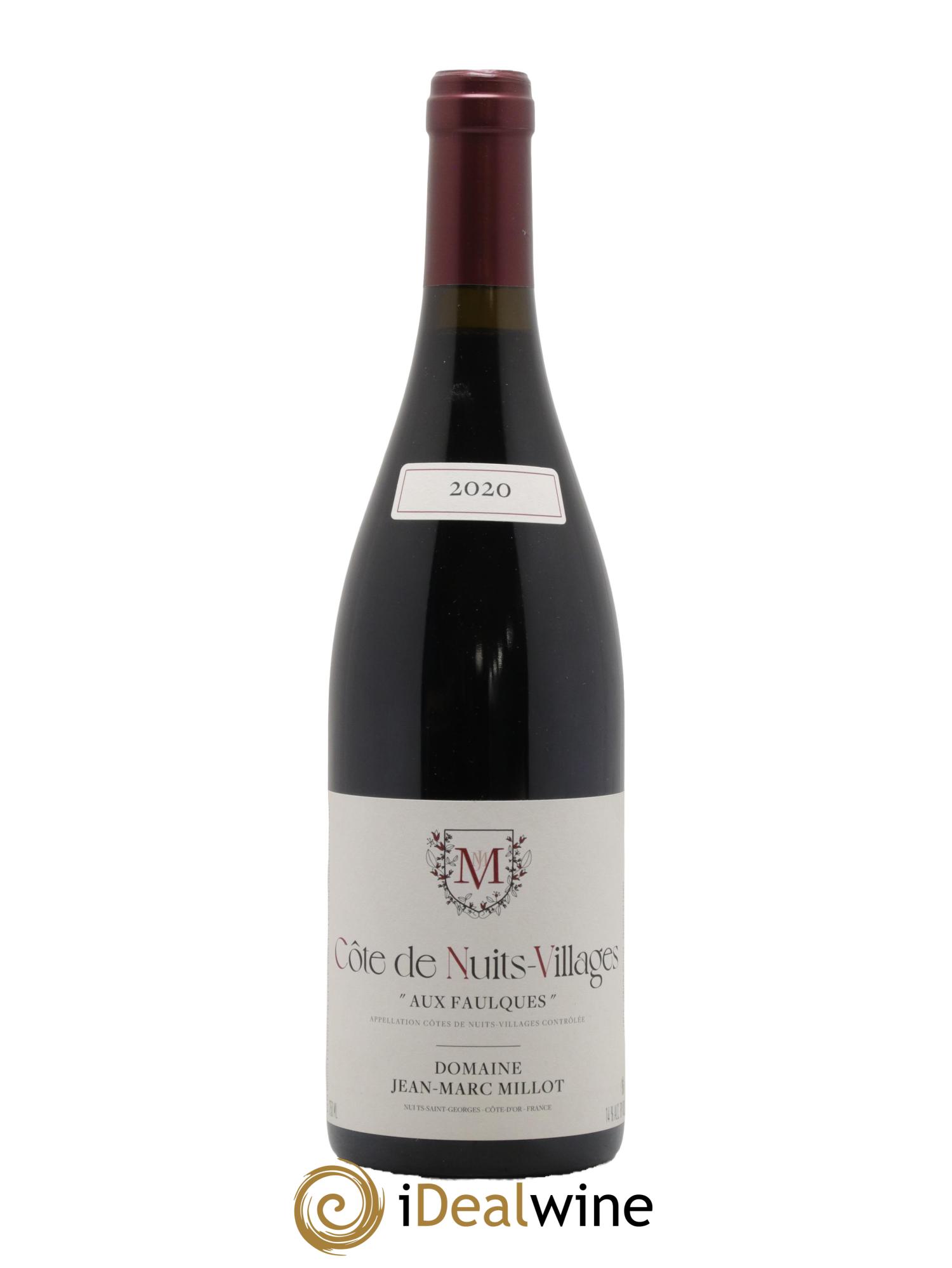 Côte de Nuits-Villages Aux Faulques Domaine Jean-Marc Millot 2020 - Lot de 1 bouteille - 0
