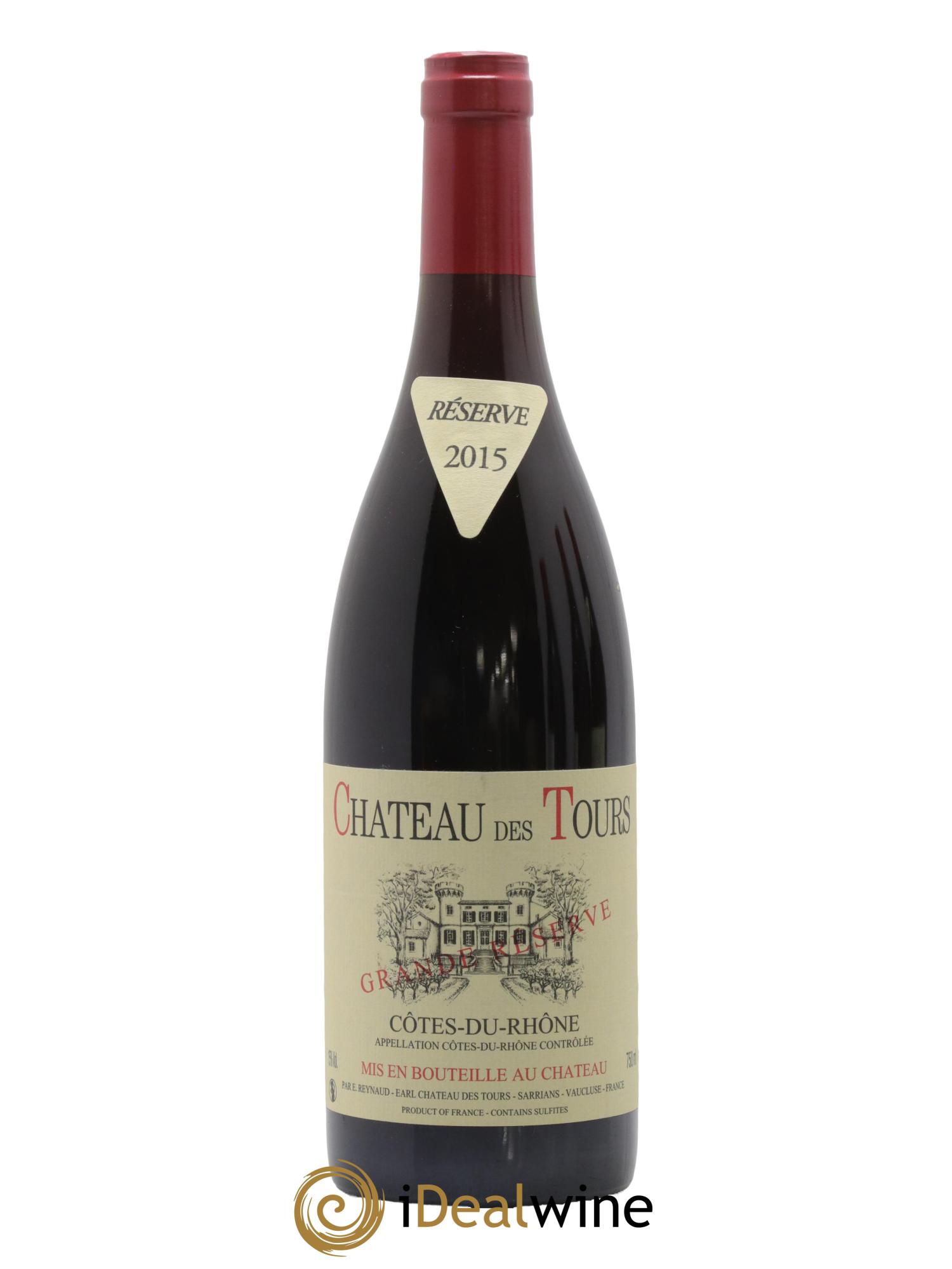 Côtes-du-Rhône Château des Tours Grande Réserve Emmanuel Reynaud 2015 - Lot of 1 bottle - 0