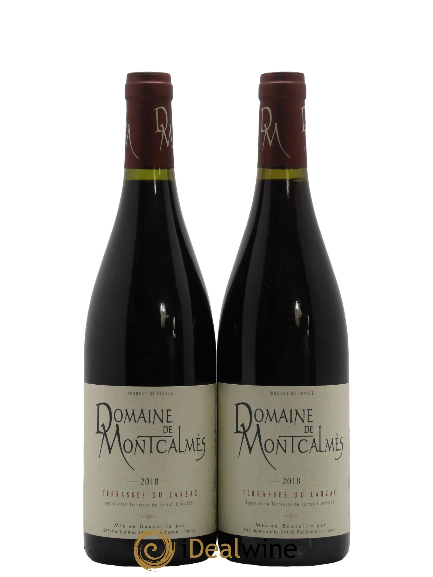 Terrasses du Larzac Domaine de Montcalmès Frédéric Pourtalié 2018 - Lot de 2 bouteilles - 0