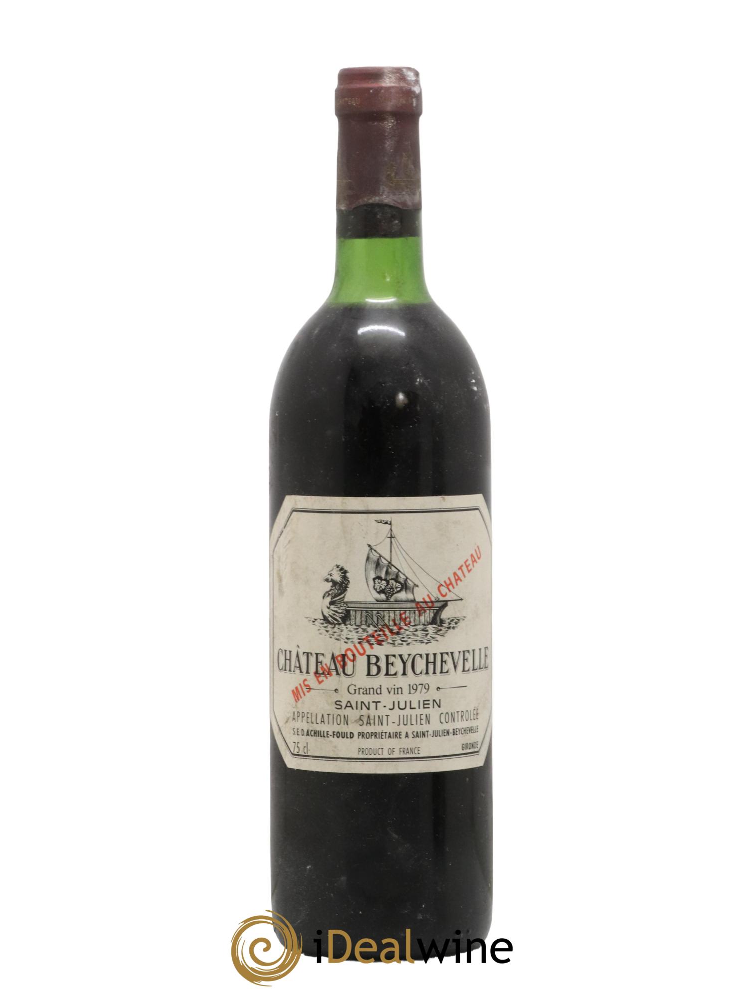 Château Beychevelle 4ème Grand Cru Classé 1979 - Lot de 1 bouteille - 0