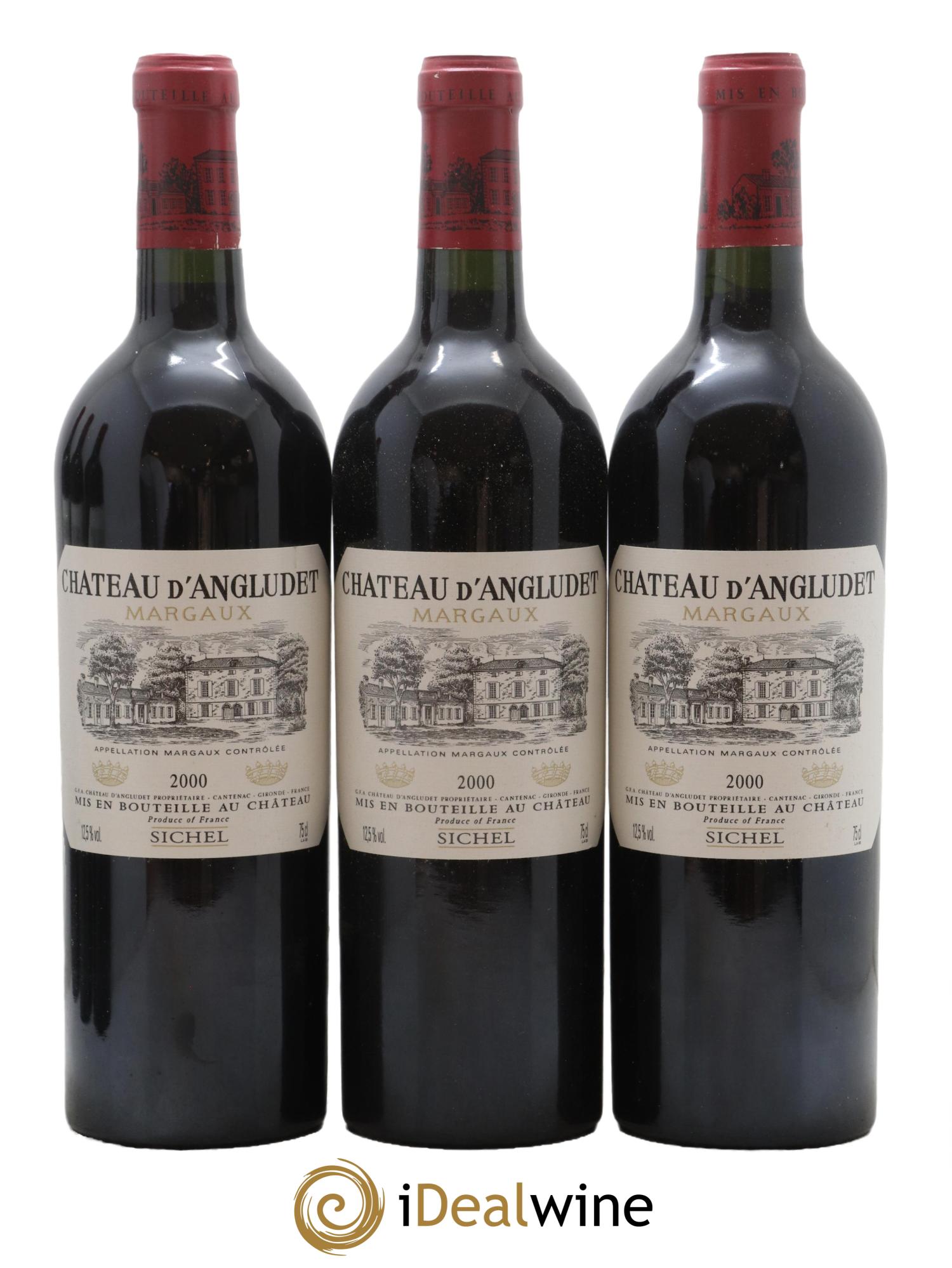 Château d' Angludet Cru Bourgeois 2000 - Lotto di 12 bottiglie - 2