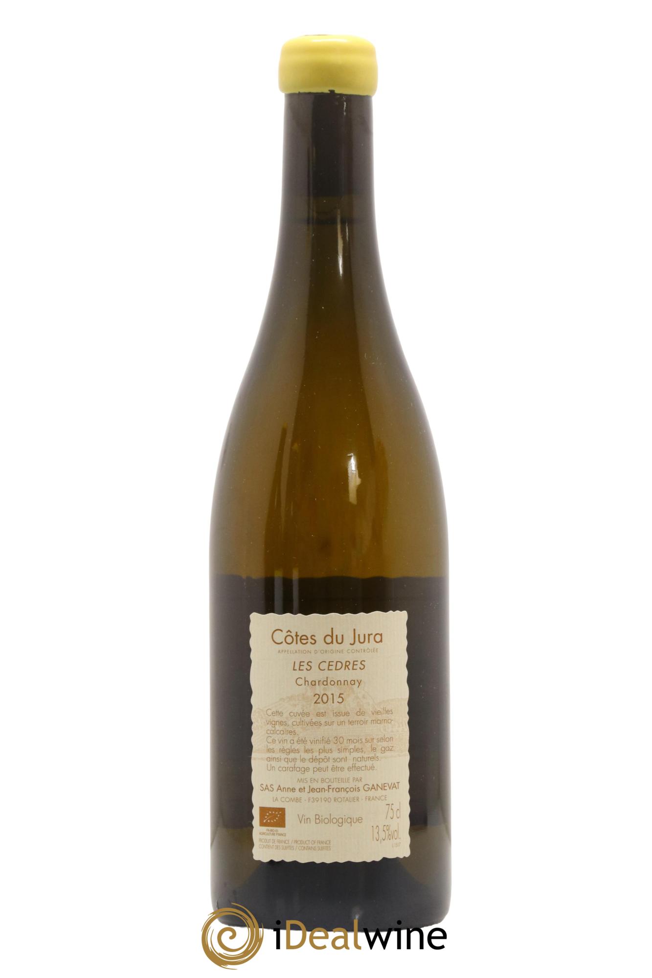 Vin de France (anciennement Côtes du Jura) Les Cèdres Anne et Jean François Ganevat 2015 - Posten von 1 Flasche - 1