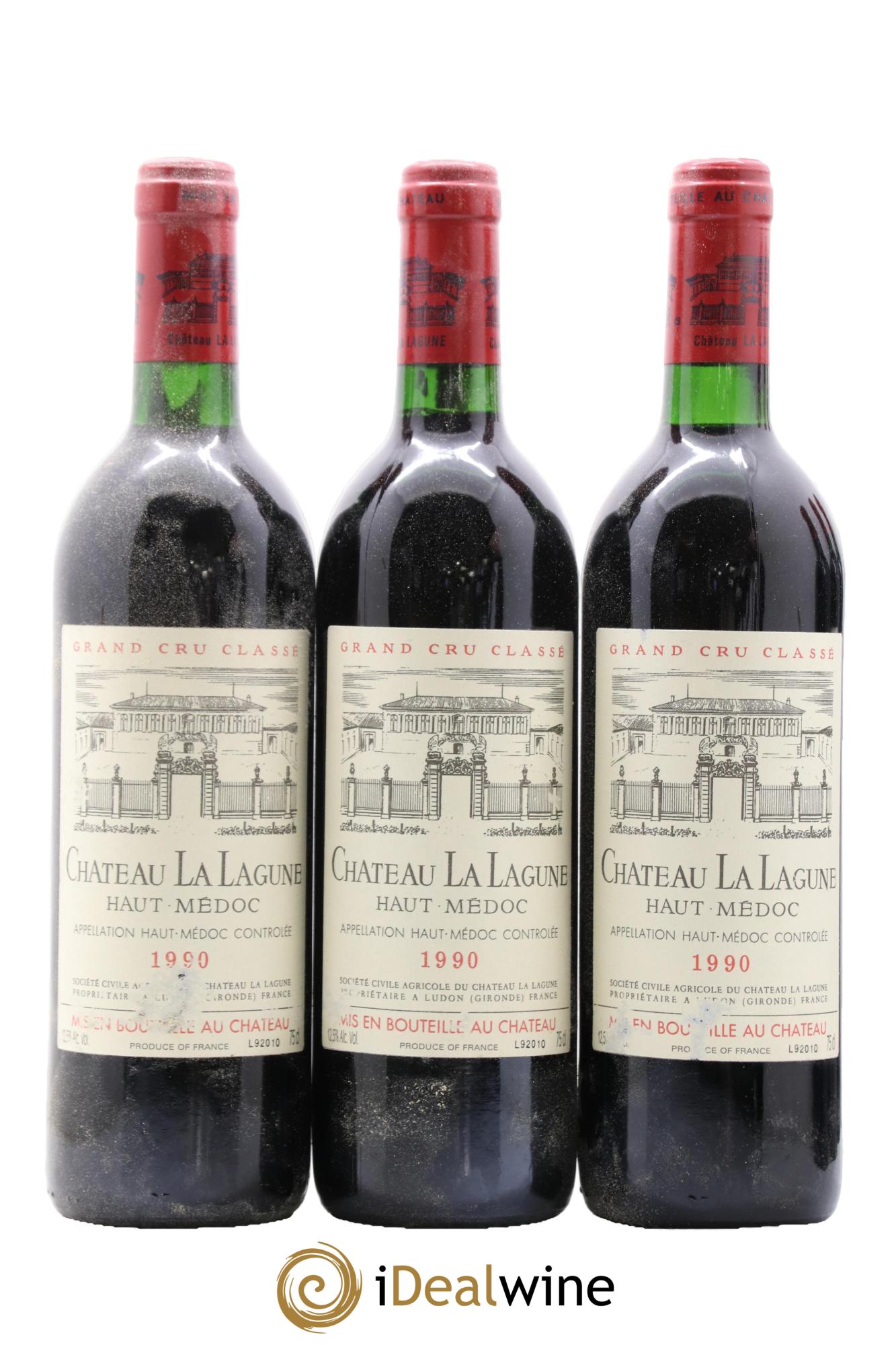 Château la Lagune 3ème Grand Cru Classé 1990 - Lot de 12 bouteilles - 3