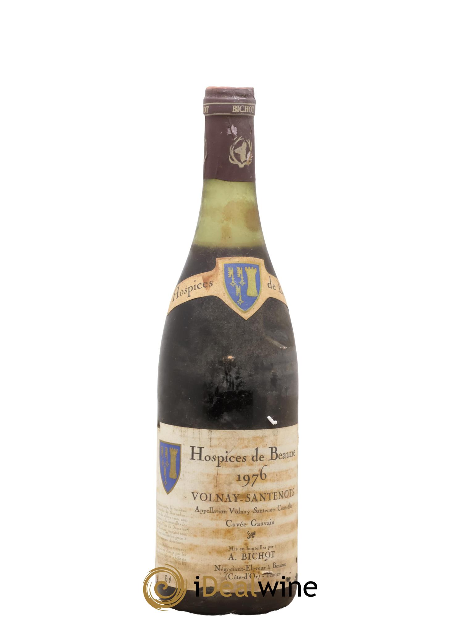 Volnay Santenots Cuvée Gauvain Hospices De Beaune A.Bichot 1976 - Lot de 1 bouteille - 0