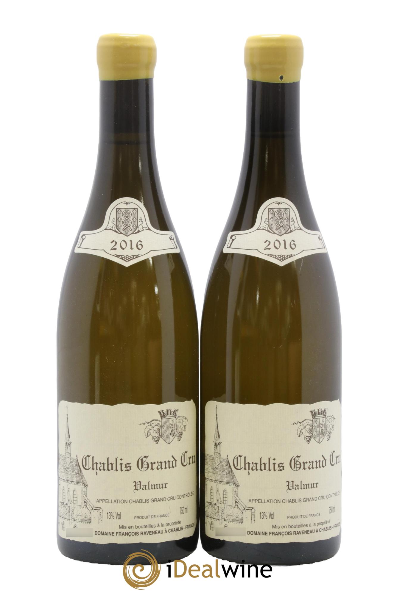 Chablis Grand Cru Valmur Raveneau (Domaine) 2016 - Lot de 2 bouteilles - 0