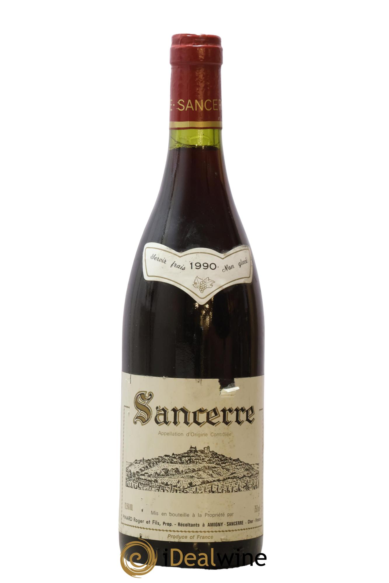 Sancerre Roger Pinard 1990 - Lot de 1 bouteille - 0