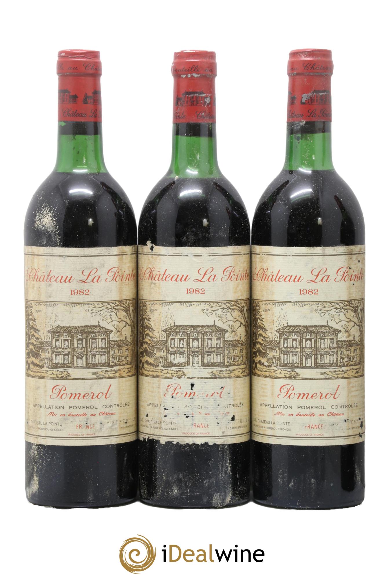 Château la Pointe 1982 - Posten von 3 Flaschen - 0