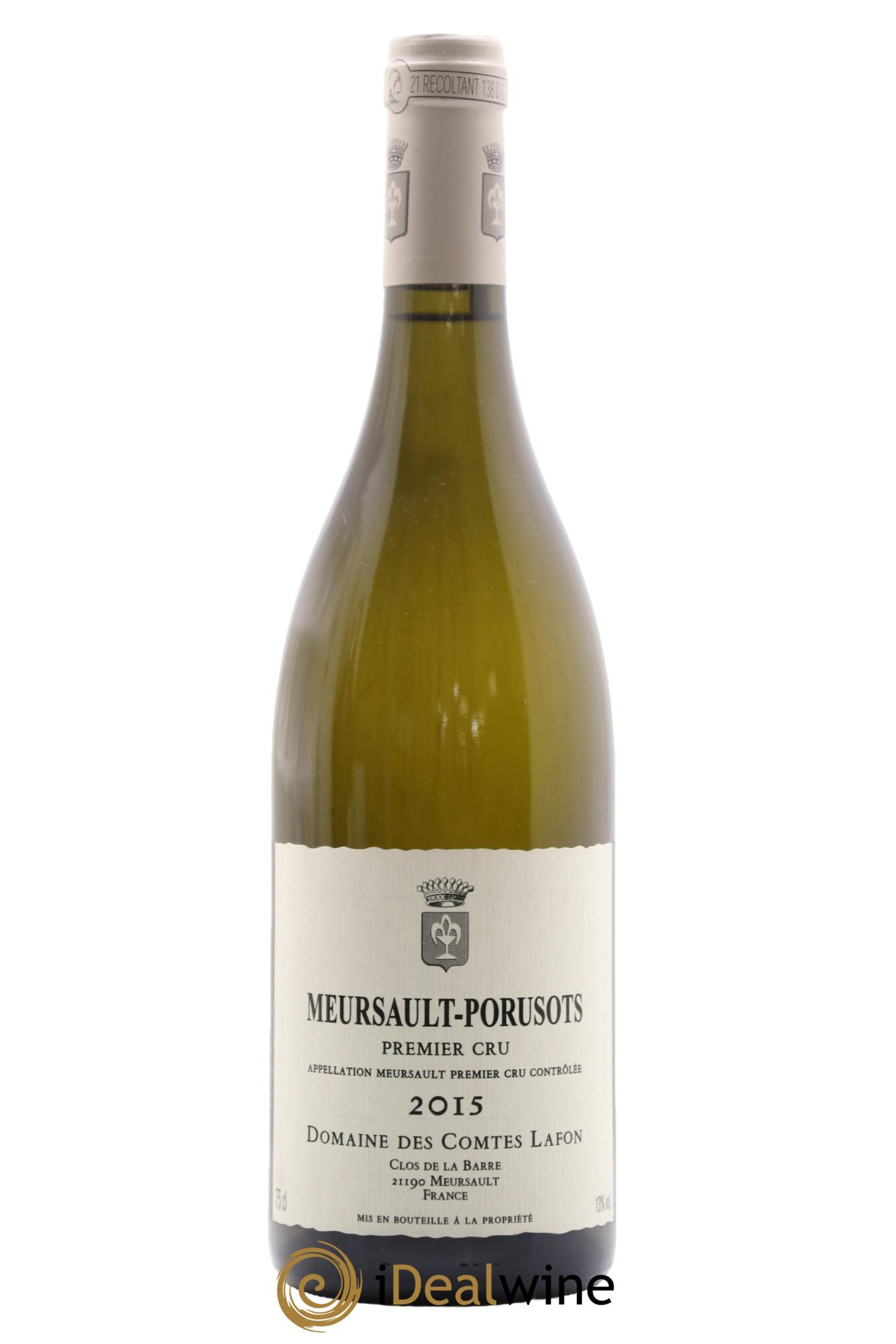 Meursault 1er Cru Porusots Comtes Lafon (Domaine des) 2015 - Lot of 1 bottle - 0