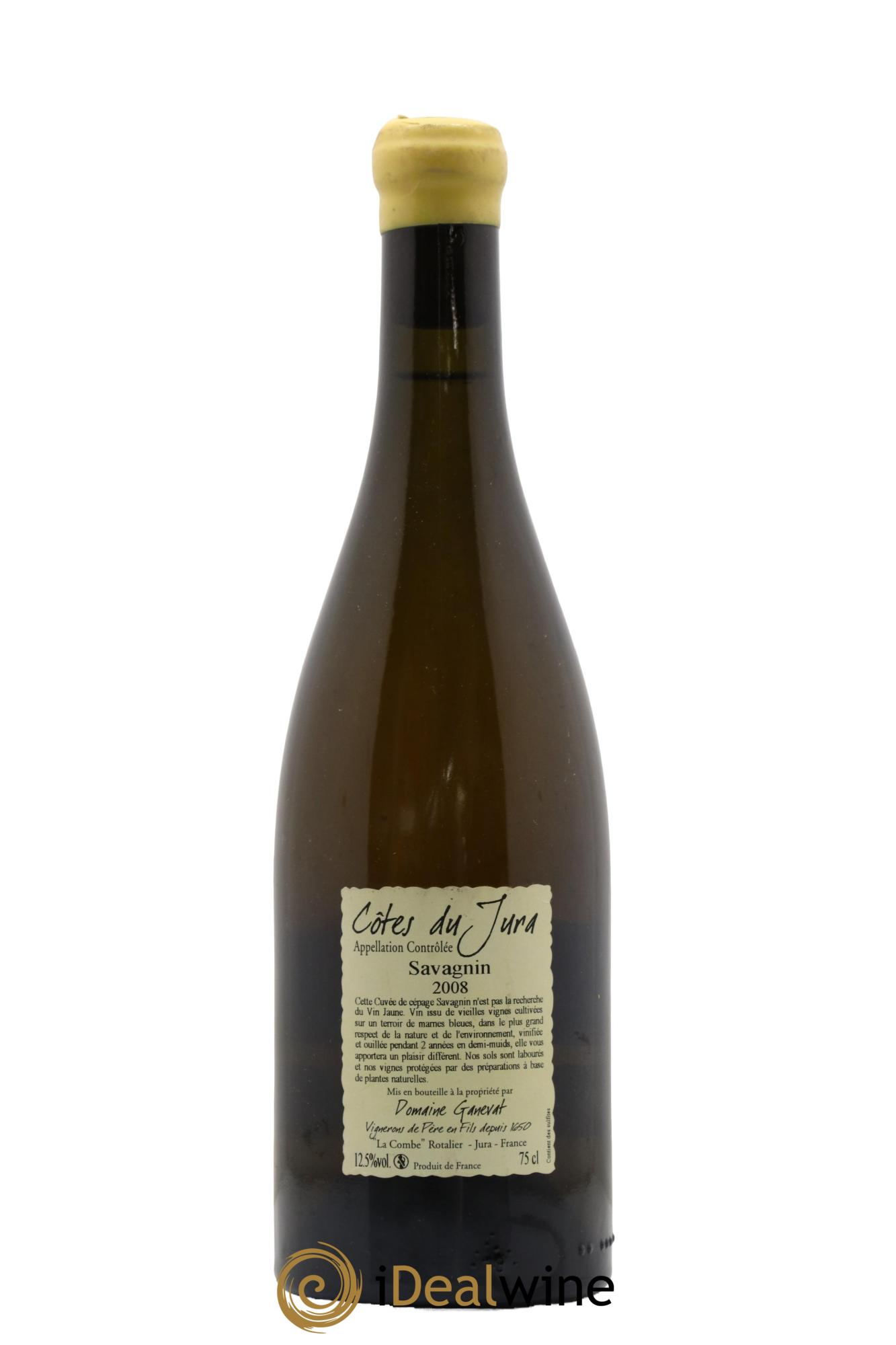 Côtes du Jura Les Chalasses Marnes Bleues Jean-François Ganevat (Domaine) 2008 - Lot de 1 bouteille - 1