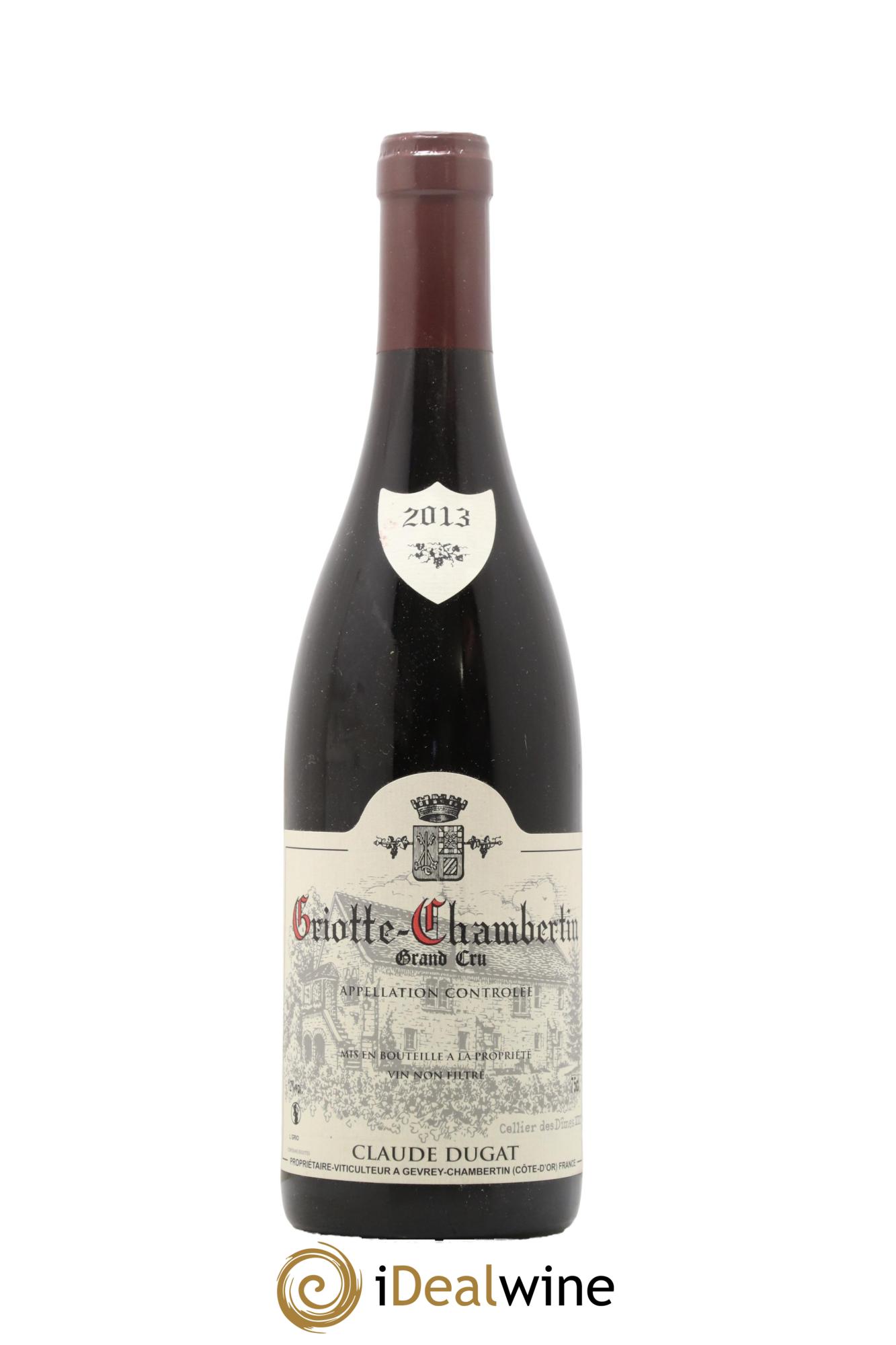 Griotte-Chambertin Grand Cru Claude Dugat 2013 - Lot of 1 bottle - 0