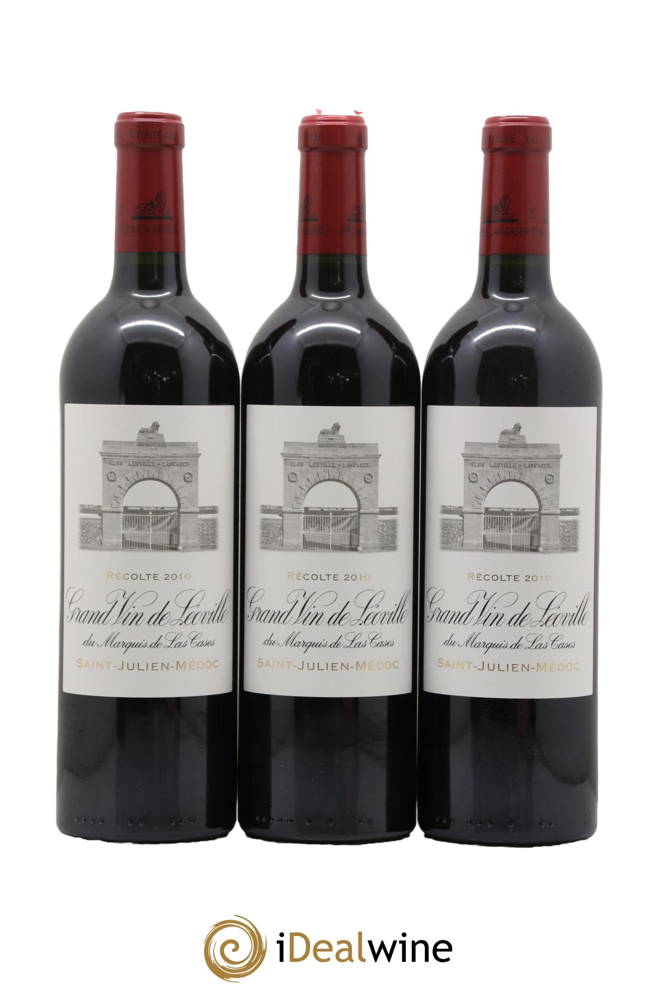 Château Léoville Las Cases 2ème Grand Cru Classé 2010 - Lot de 6 bouteilles - 3
