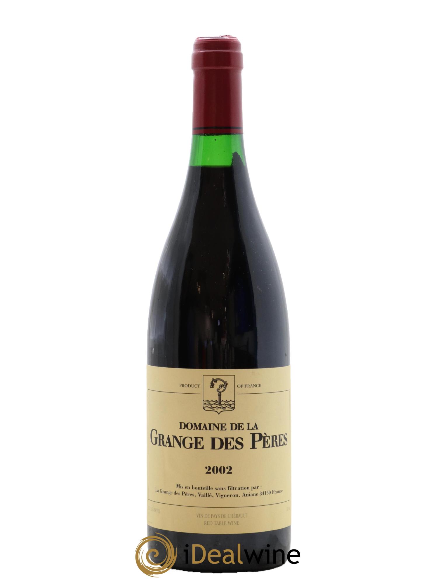 Pays d'Hérault Grange des Pères Laurent Vaillé 2002 - Lot de 1 bouteille - 0