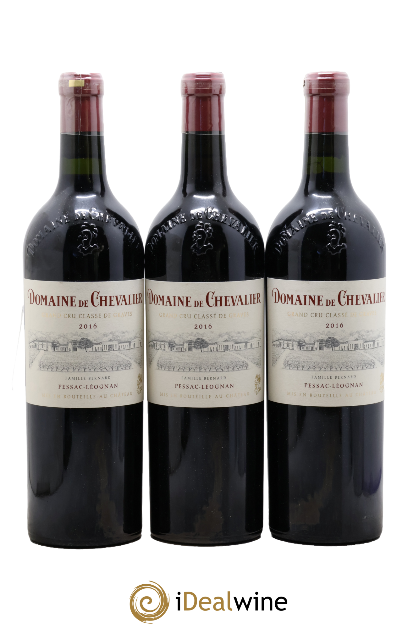 Domaine de Chevalier Cru Classé de Graves 2016 - Lot de 3 bouteilles - 0