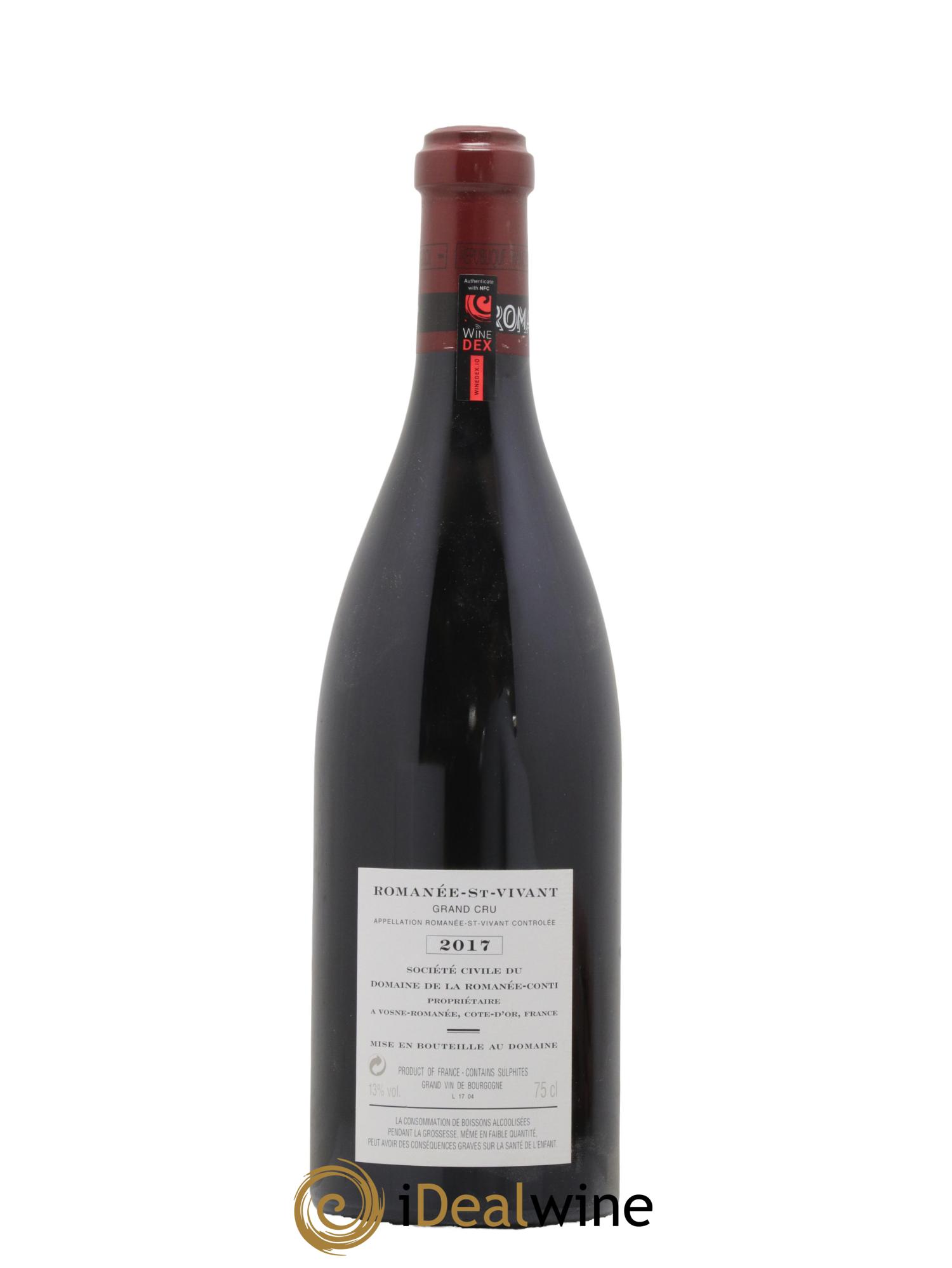Romanée-Saint-Vivant Grand Cru Domaine de la Romanée-Conti 2017 - Lot of 1 bottle - 1