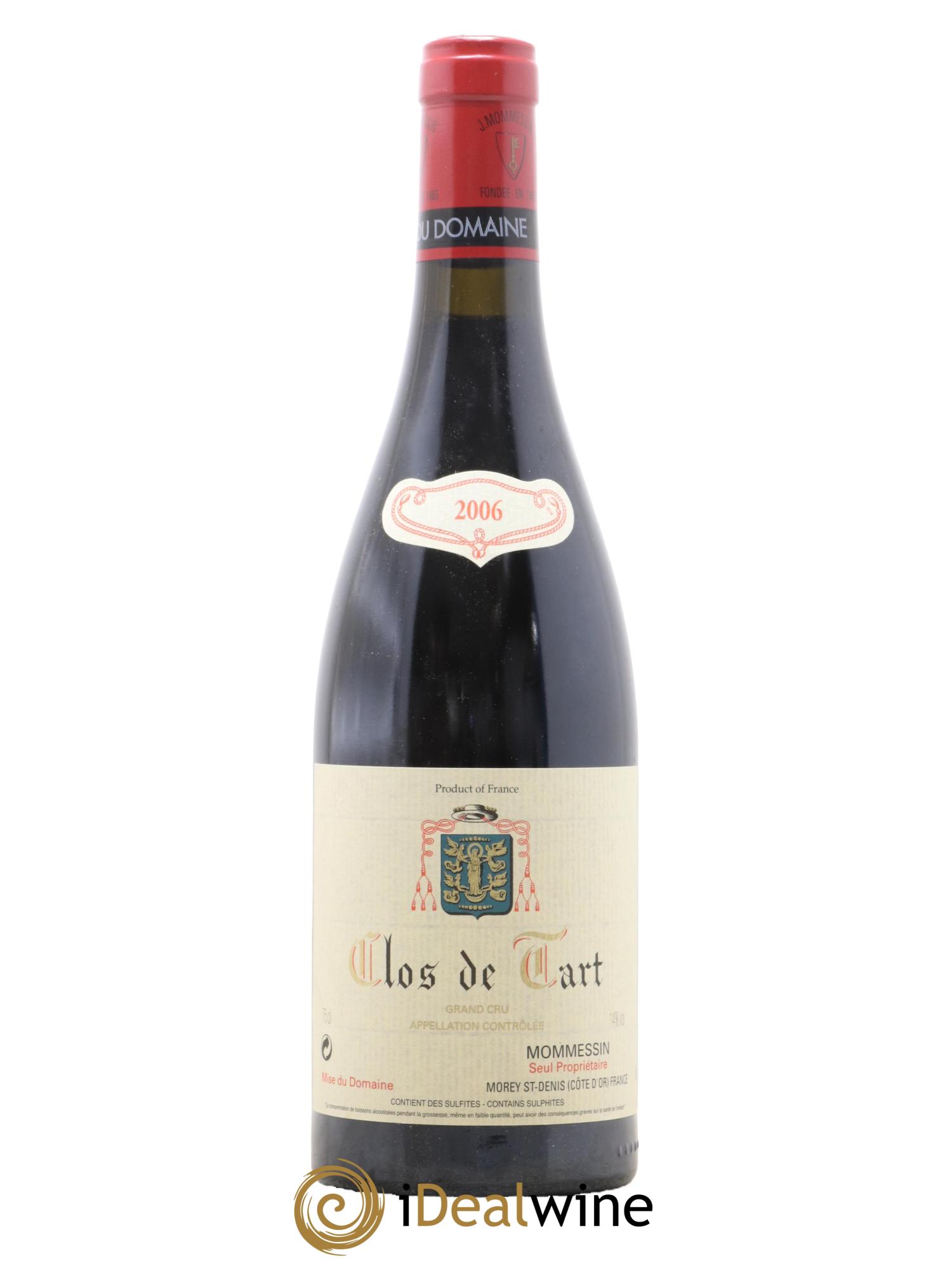 Clos de Tart Grand Cru Clos de Tart 2006 - Lot de 1 bouteille - 0