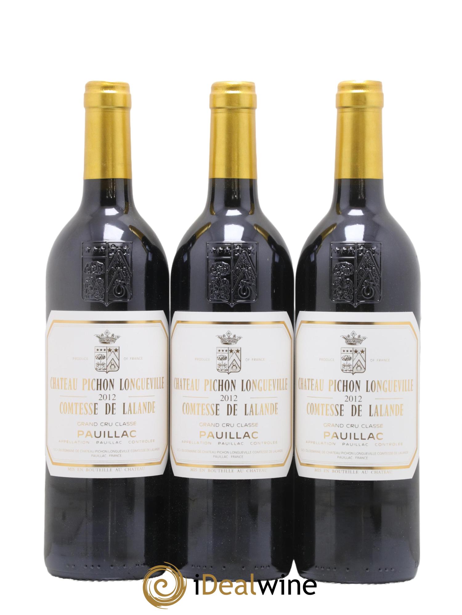 Château Pichon Longueville Comtesse de Lalande 2ème Grand Cru Classé 2012 - Posten von 6 Flaschen - 1