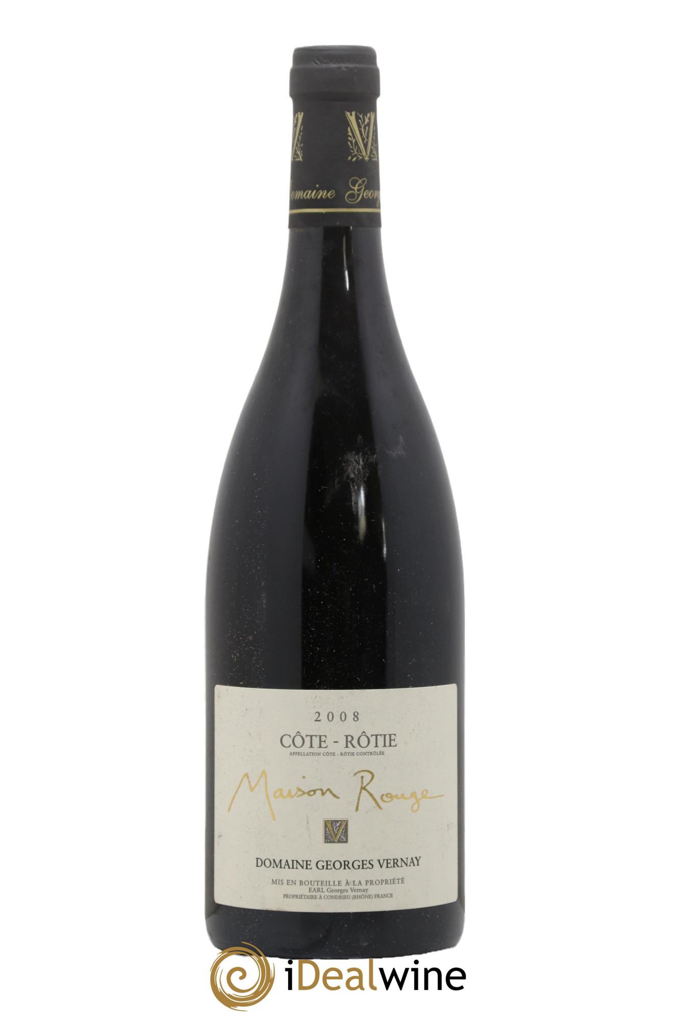 Côte-Rôtie Maison Rouge Georges Vernay 2008 - Lot de 1 bouteille - 0