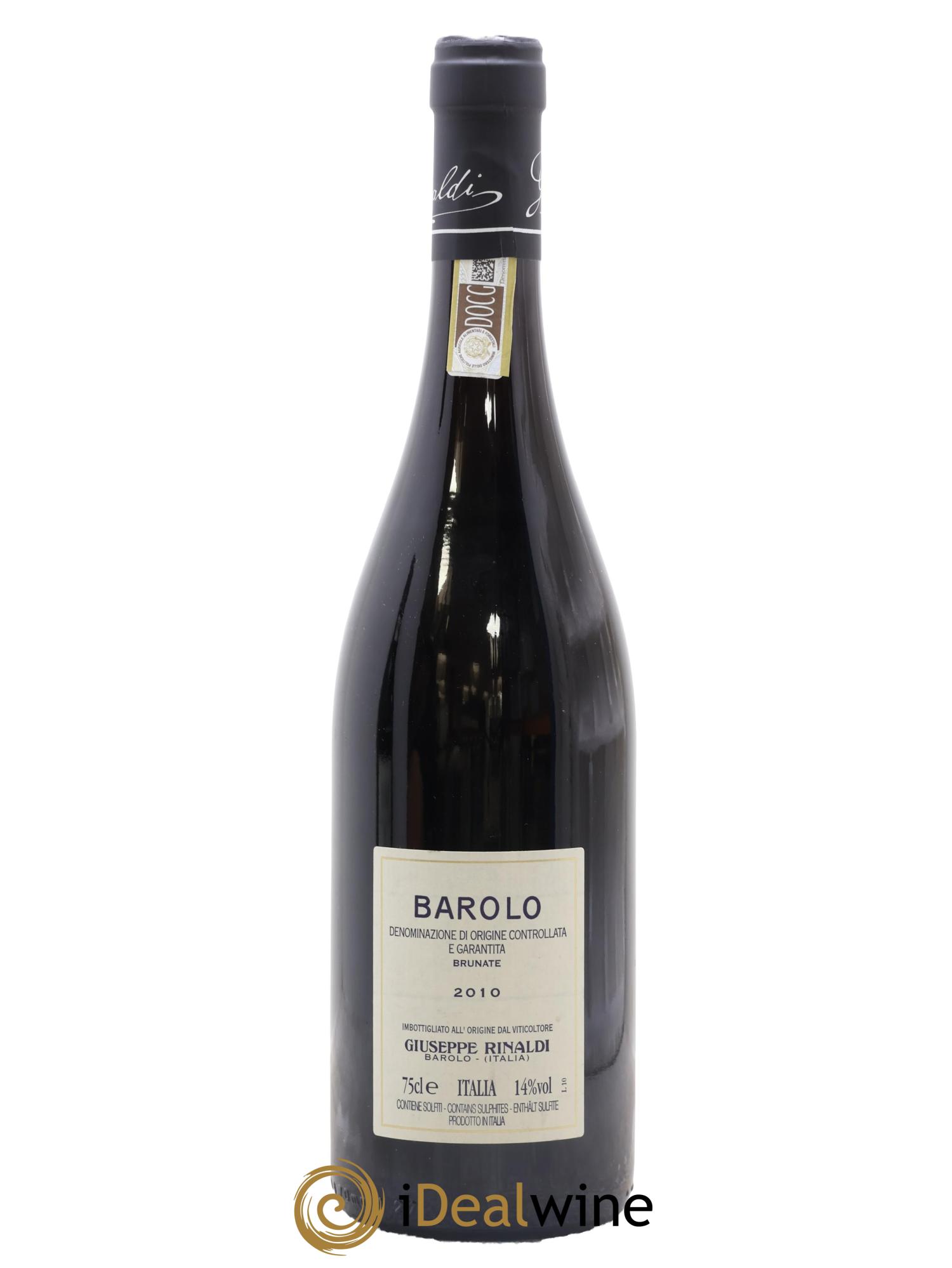 Barolo DOCG Brunate Giuseppe Rinaldi 2010 - Posten von 1 Flasche - 1