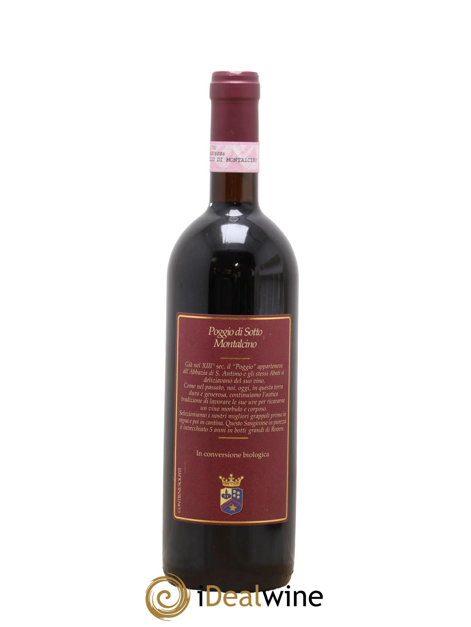 Brunello di Montalcino DOCG Poggio di Sotto 2005 - Posten von 1 Flasche - 1