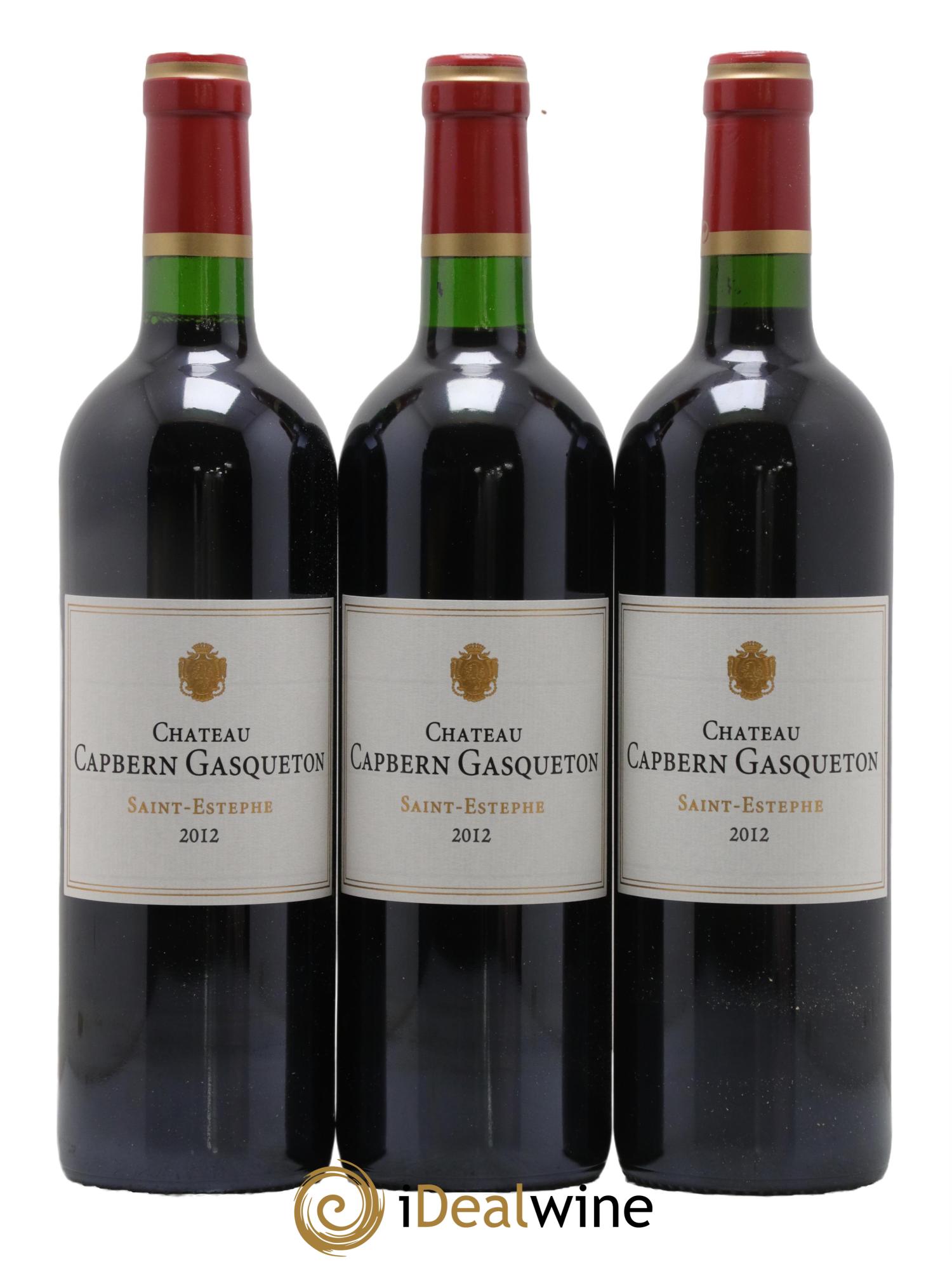Château Capbern Gasqueton 2012 - Lot de 6 bouteilles - 1